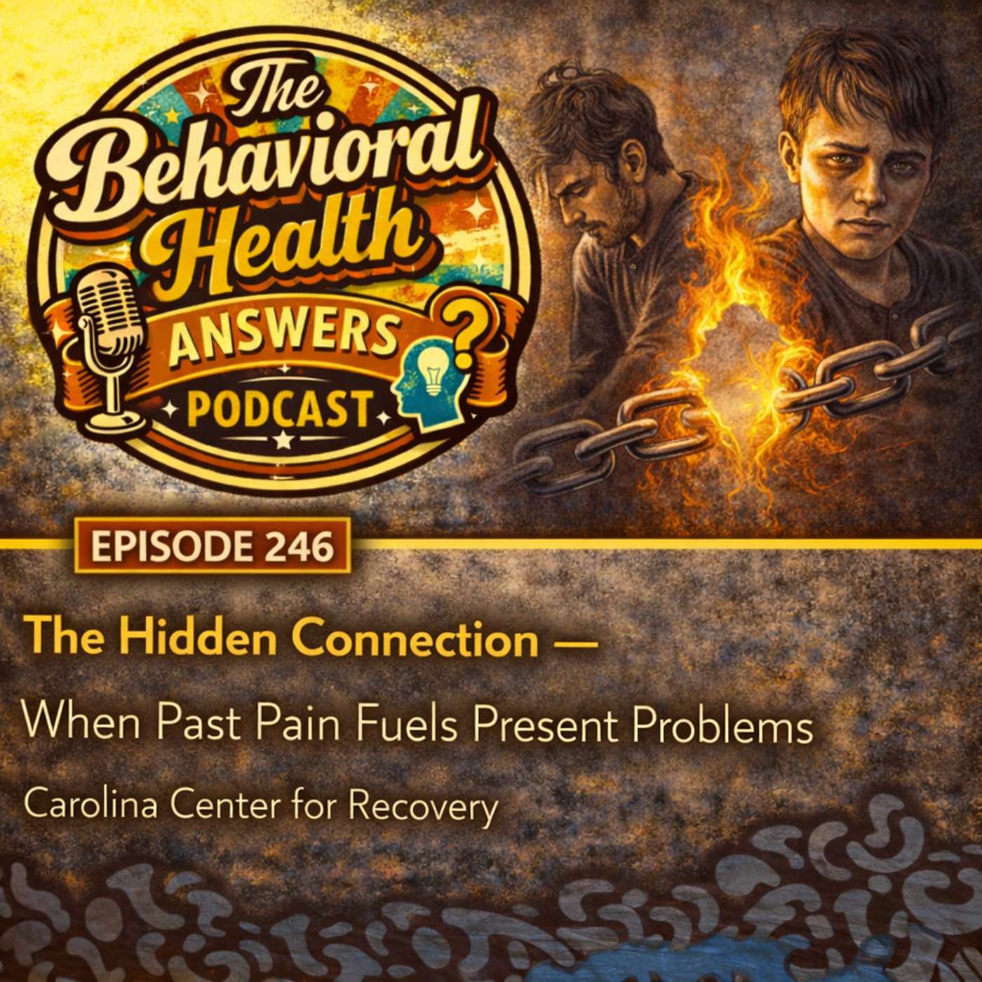 Episode 246: The Hidden Connection - When Past Pain Fuels Present Problems | Carolina Center for Recovery episode artwork