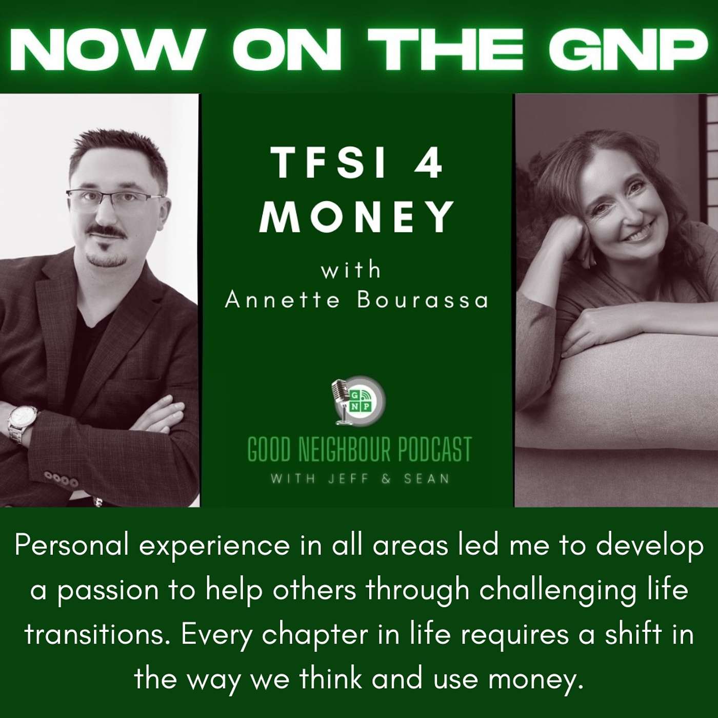 Annette Bourassa of TFSI 4 Money episode artwork