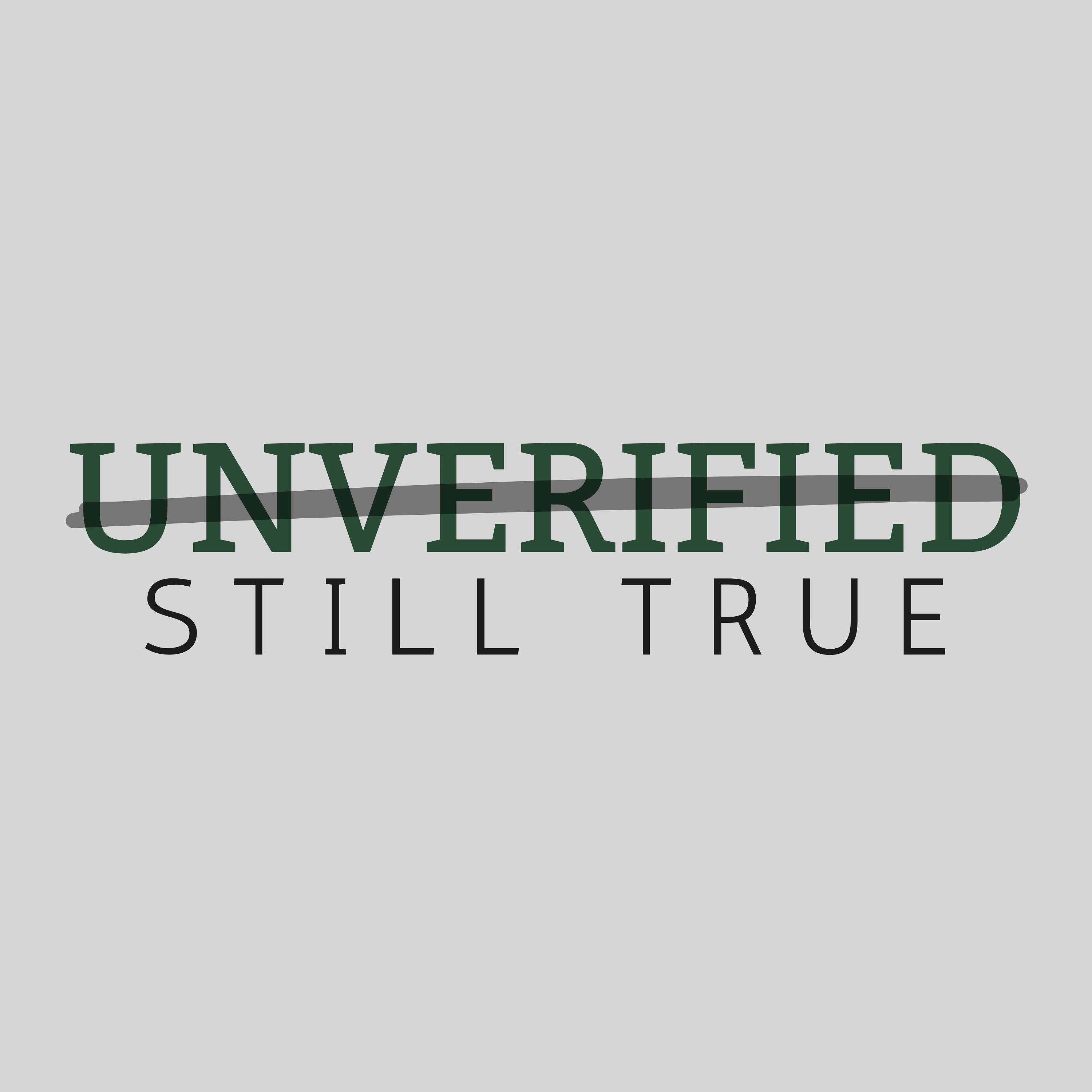Unverified, Still True cover art