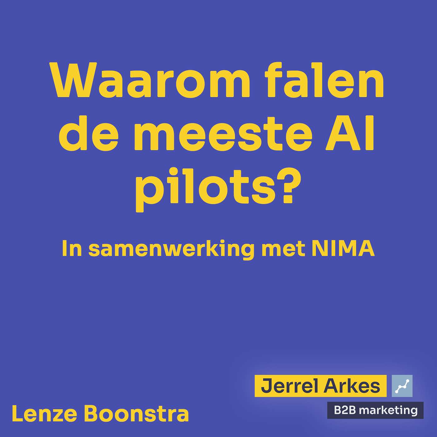 #186 - Waarom de meeste AI Pilots falen - Lenze Boonstra 