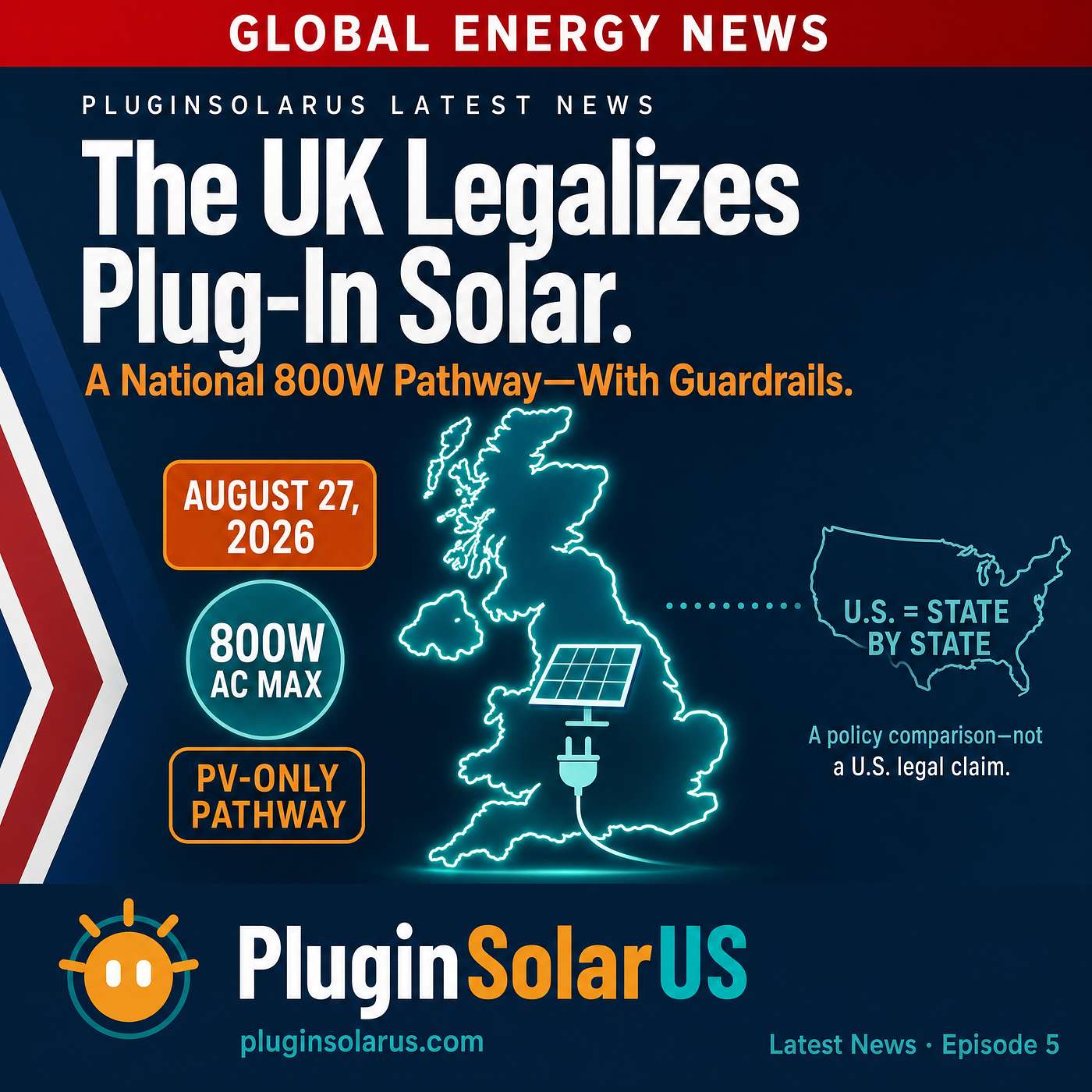 The UK Just Legalized Plug-In Solar. Here’s How It Compares to the US. episode artwork