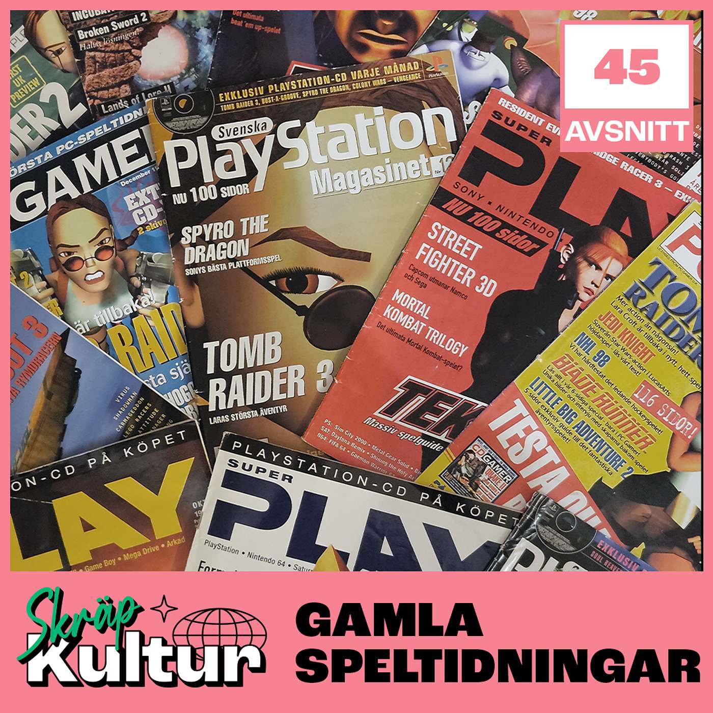 45. Gamla speltidningar 45. Gamla speltidningar