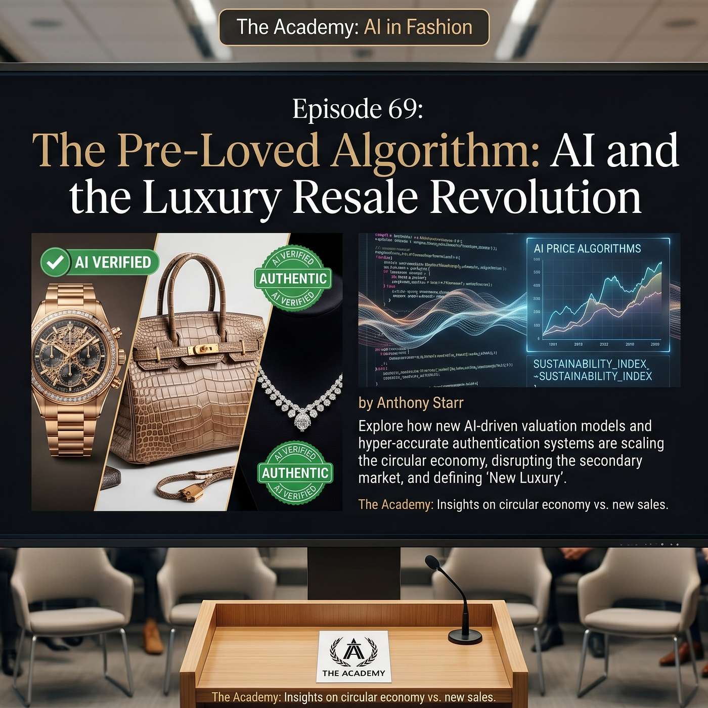 Episode 69: The Pre-Loved Algorithm: AI and the Luxury Resale Revolution episode artwork