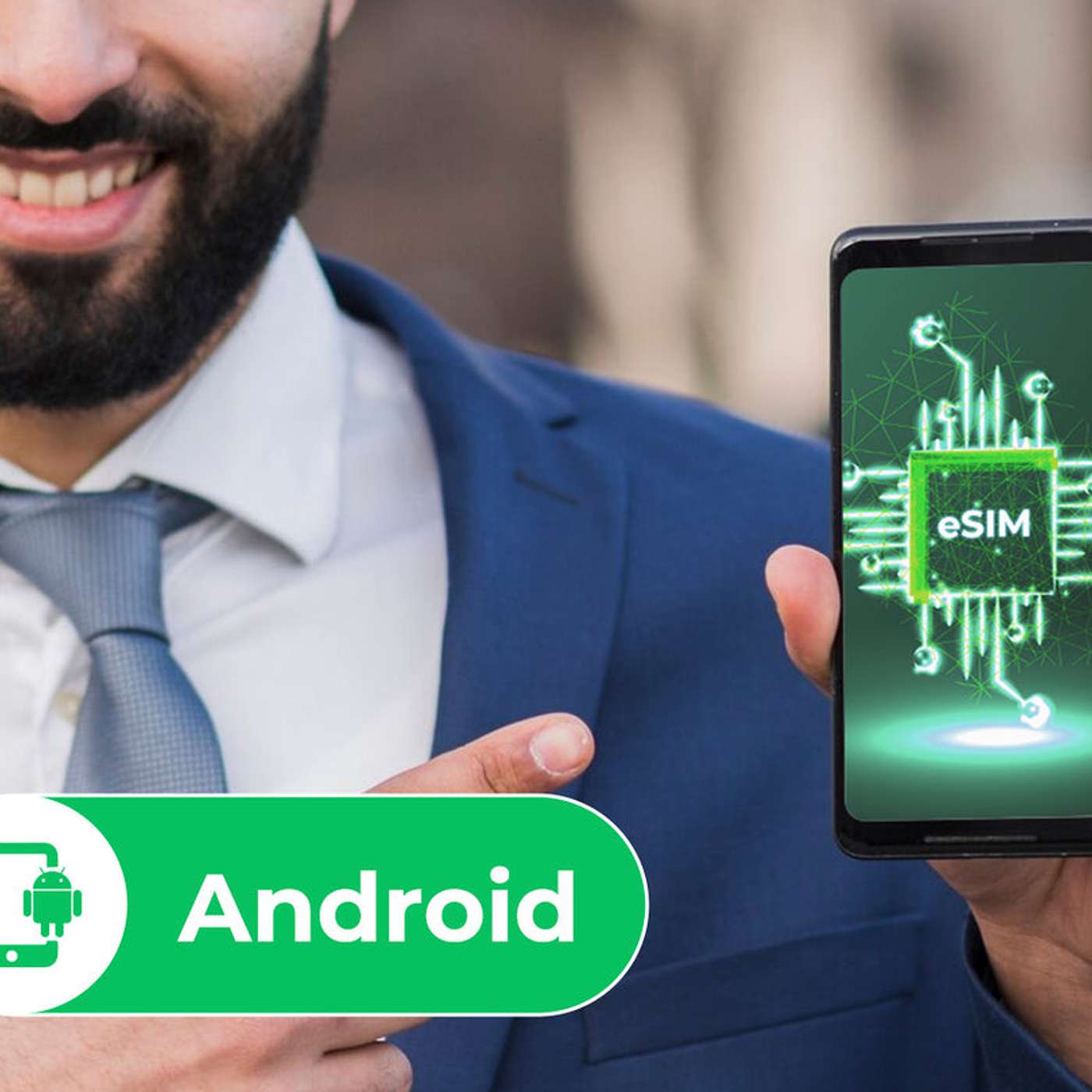 How do I install and set up an eSIM on my Android device?