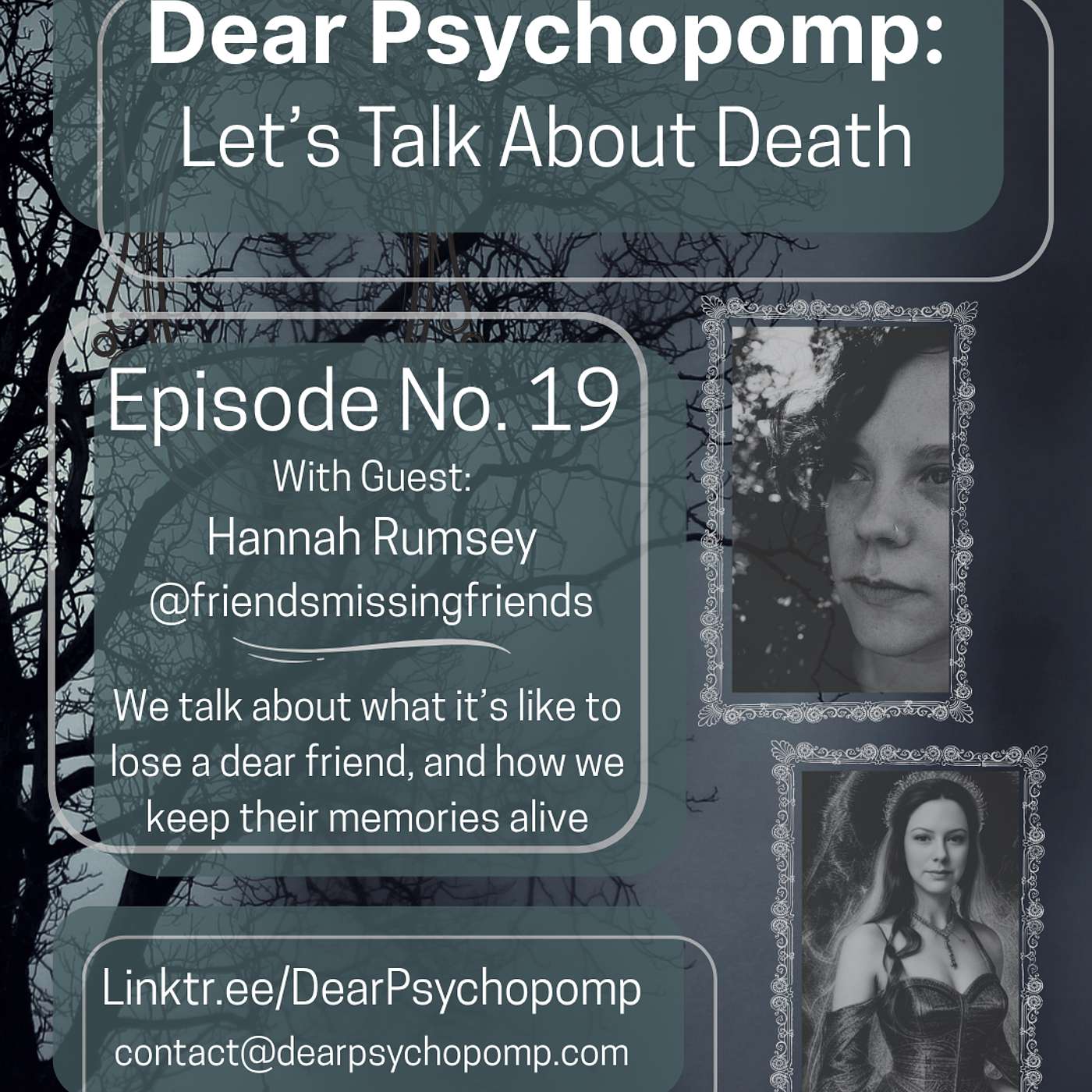 Dear Psychopomp: Let\'s Talk About Death