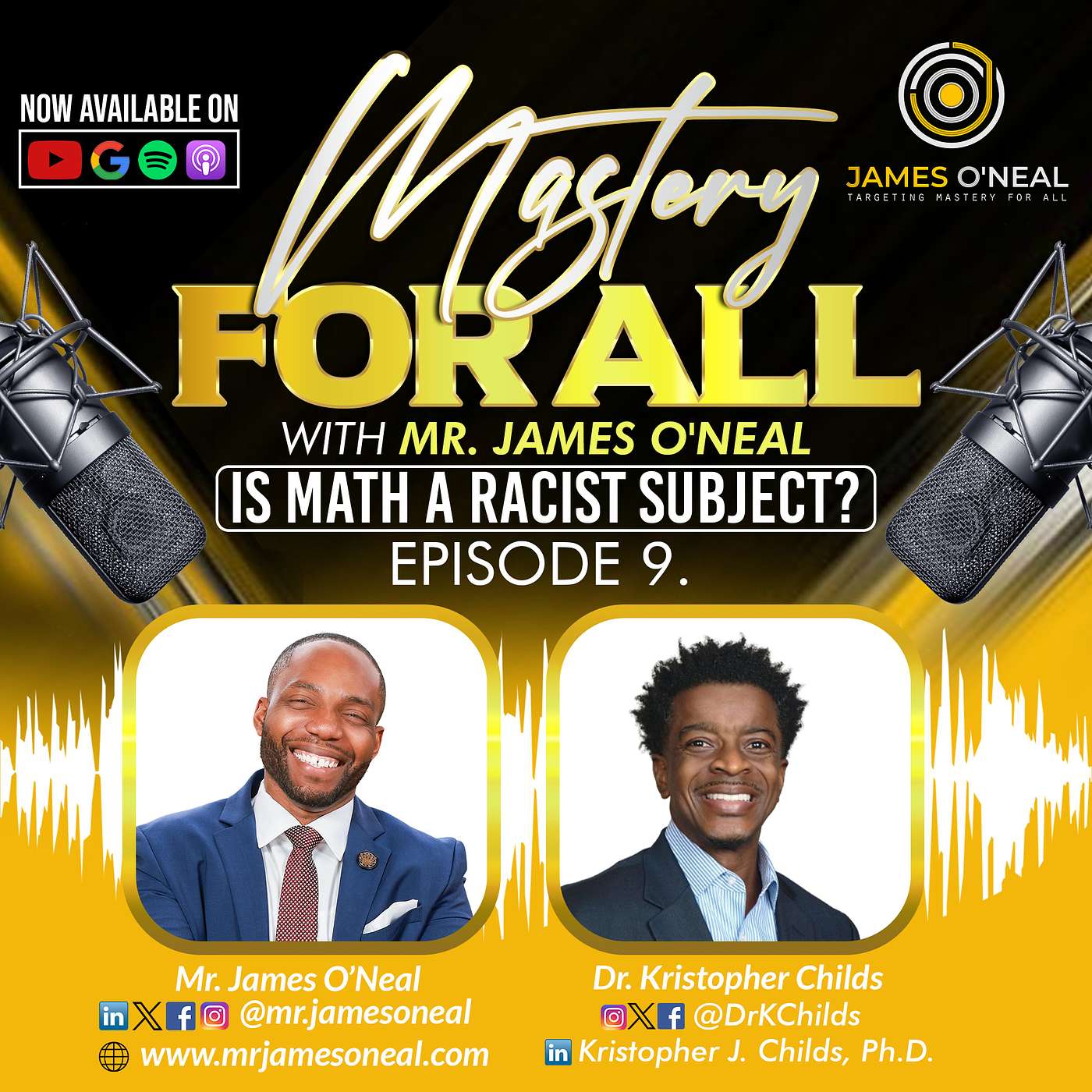 Mastery For All with Mr. James O\'Neal