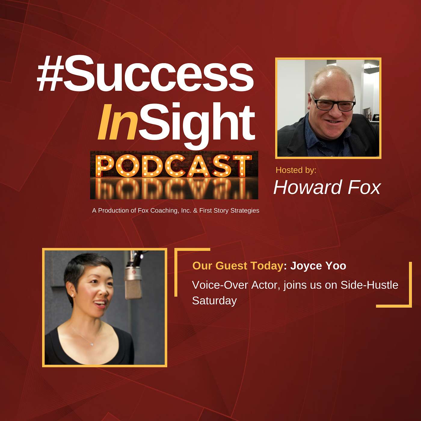 Joyce Yoo, Voice-Over Actor, joins us on Side-Hustle Saturday