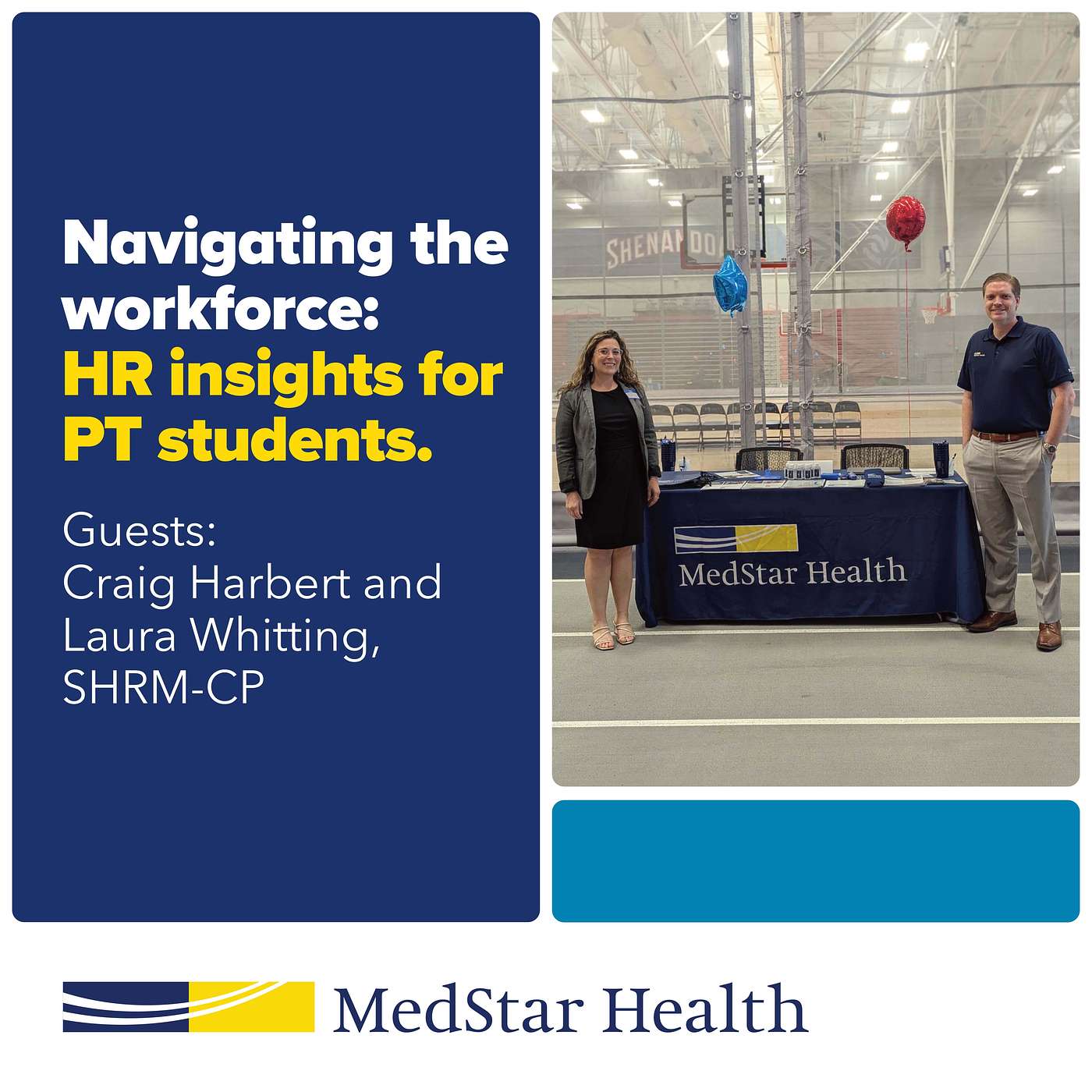 cover of episode Navigating the Workforce: HR Insights for PT Students with Craig Harbert and Laura Whitting