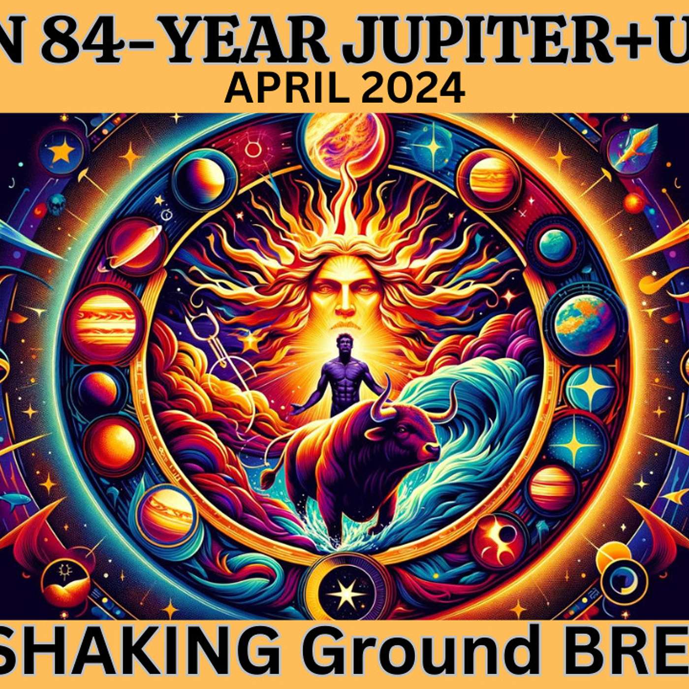 ONCE in 84-YEAR ASPECT! April 2024 JUPITER URANUS CONJUNCTION in TAURUS (Astrology Report) (Astrology Report)