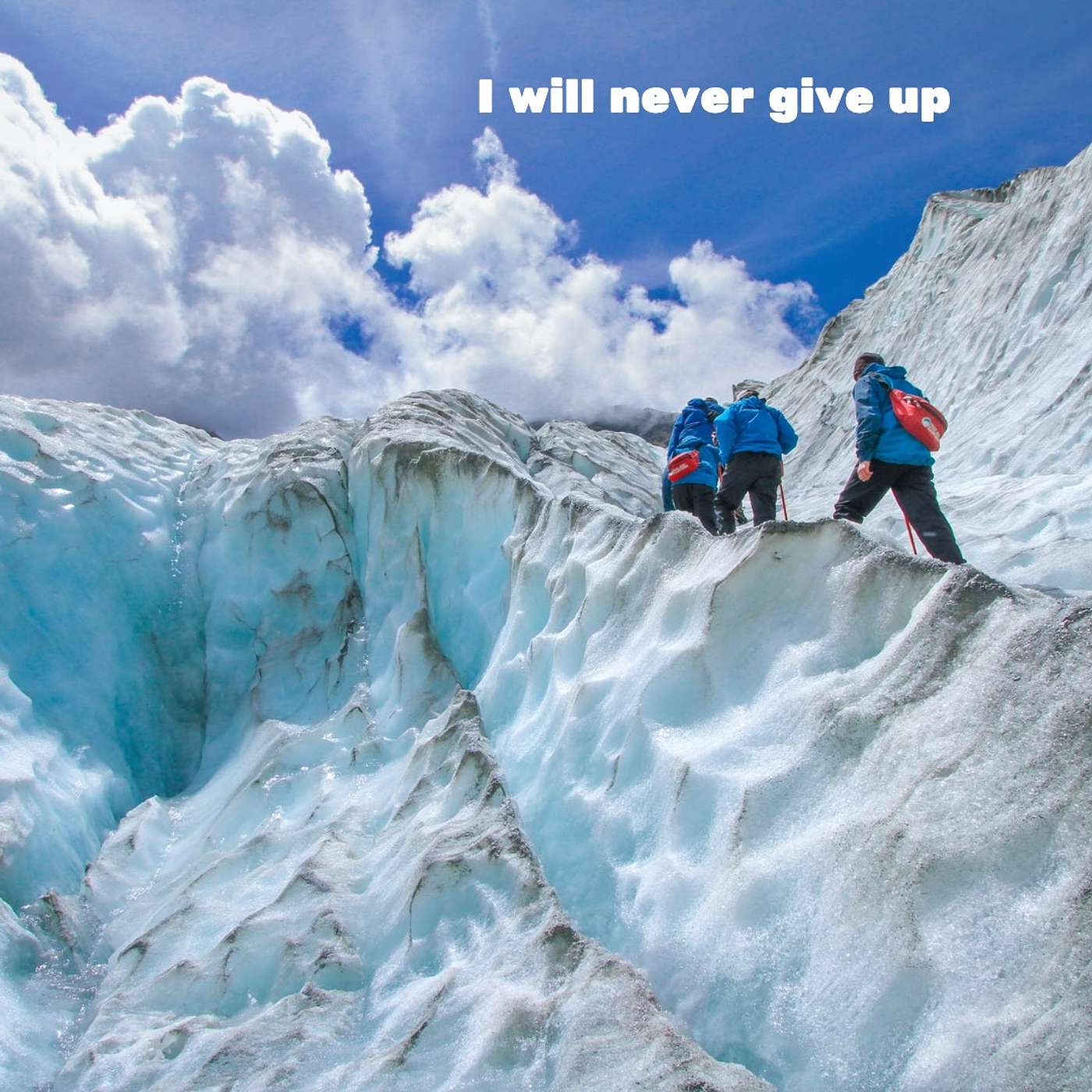 #57 I will never give up episode artwork
