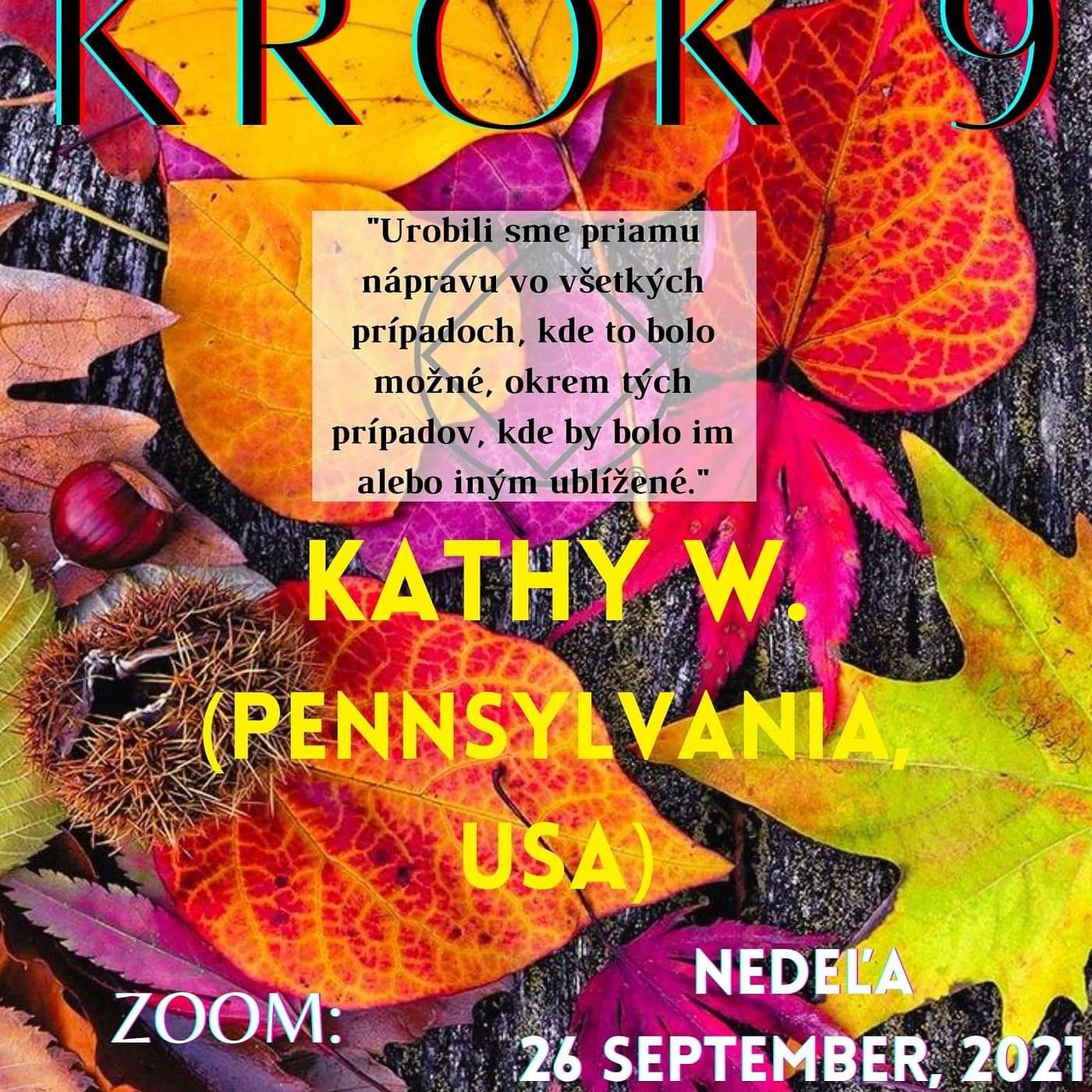 Kathy W. (Pensylvánia, USA) KROK 9 episode artwork