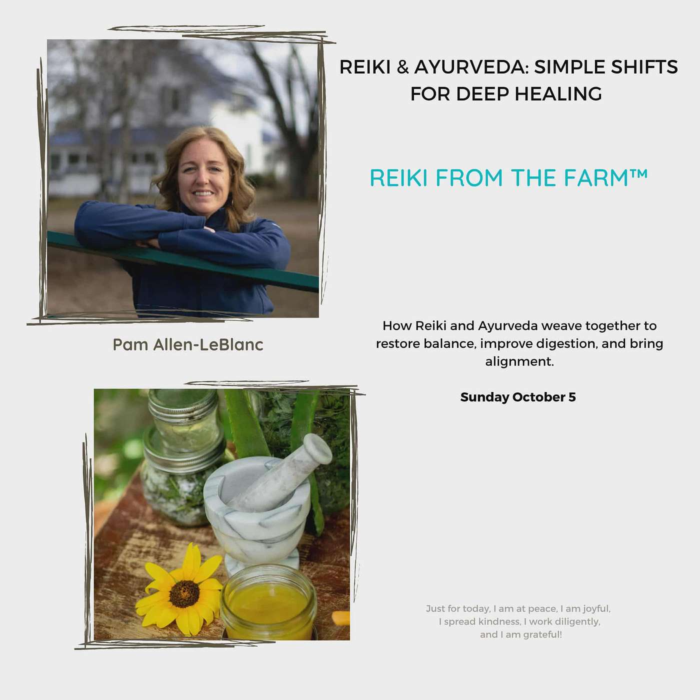 Reiki & Ayurveda -  Simple Shifts for Deep Healing