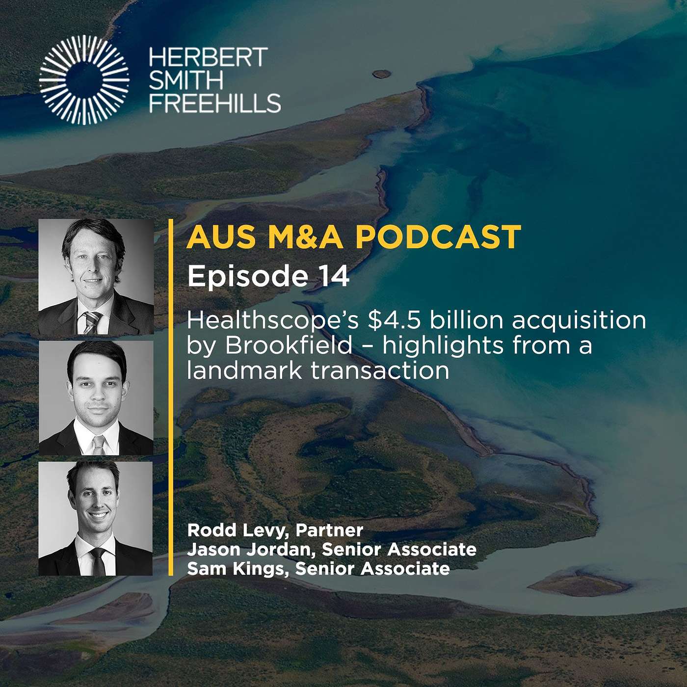 AU M&A EP14: Healthscope’s $4.5 billion acquisition by Brookfield - highlights episode artwork