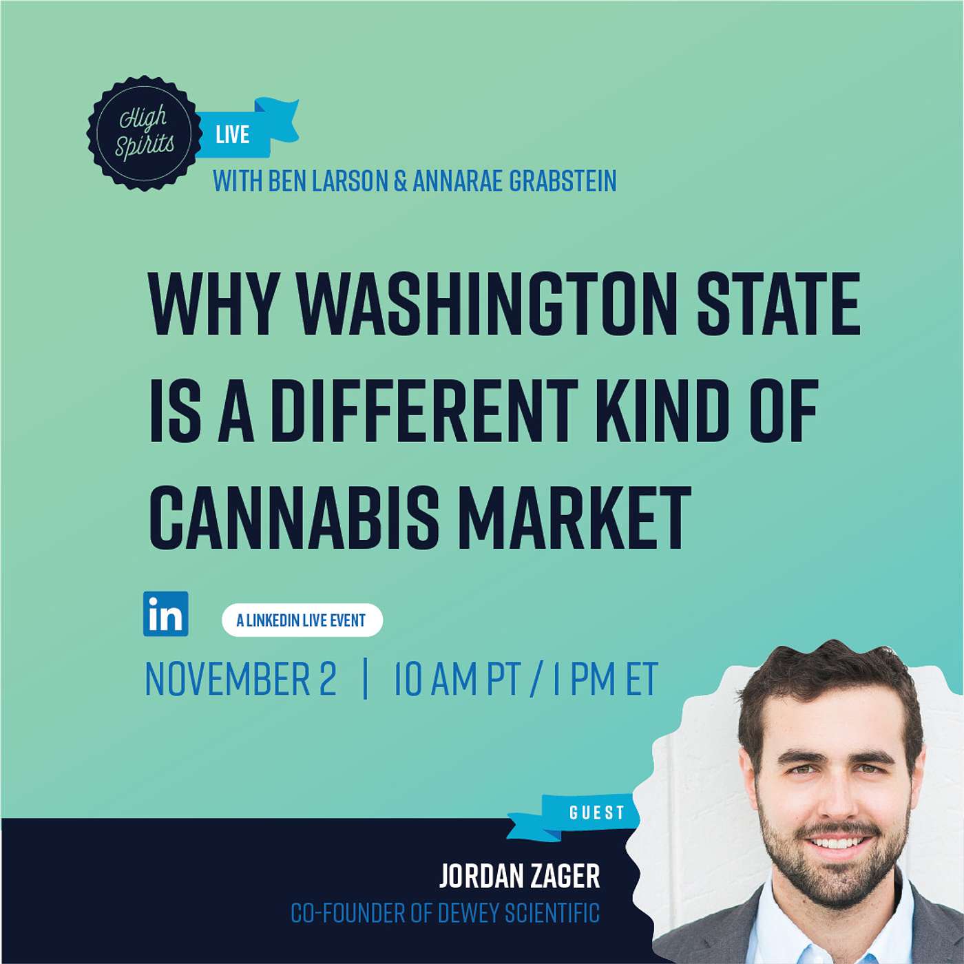 #016 - Why Washington State is a Different Kind of Cannabis Market w/ Dr. Jordan Zager