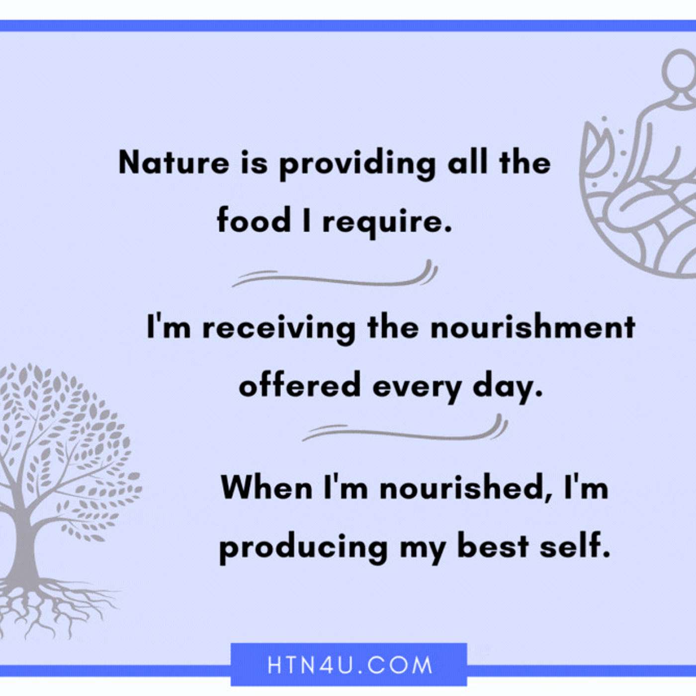 HTN4U Unlimiting Affirmations on Nutrition #270
