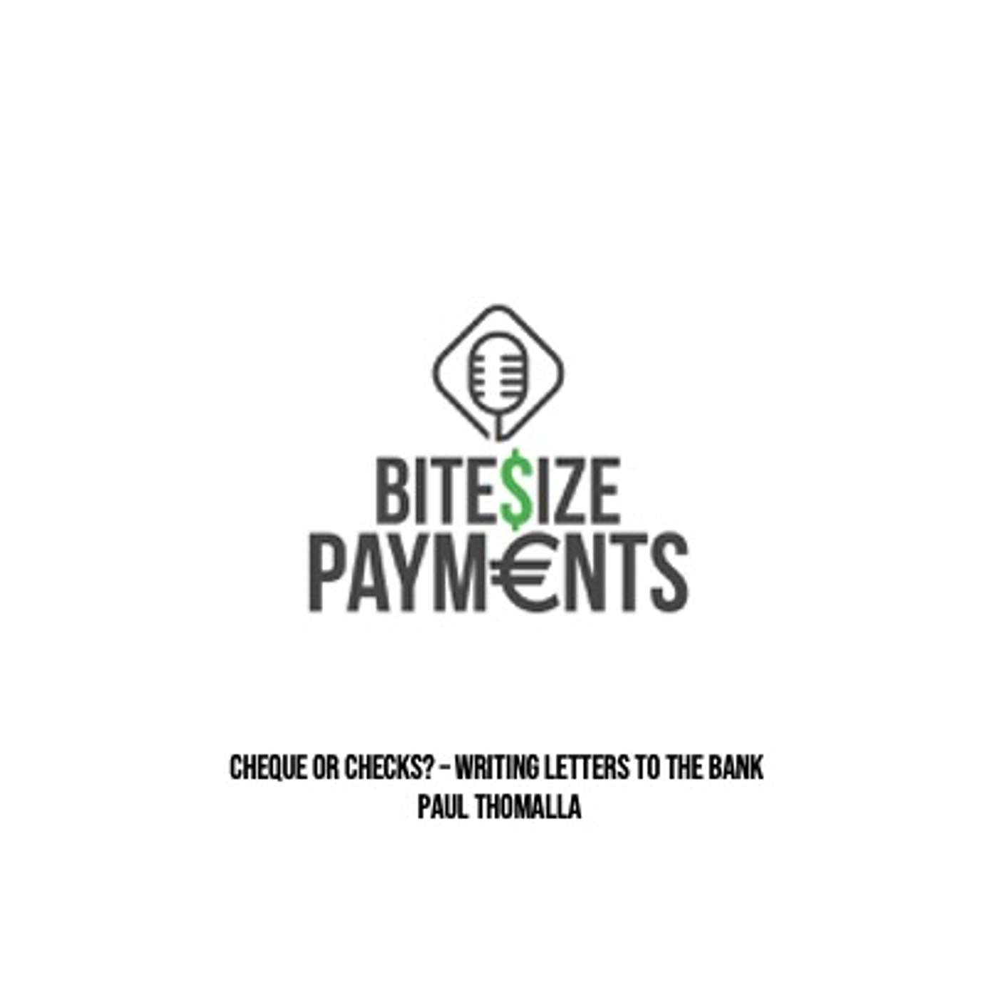 Cheque or checks? – writing letters to the bank