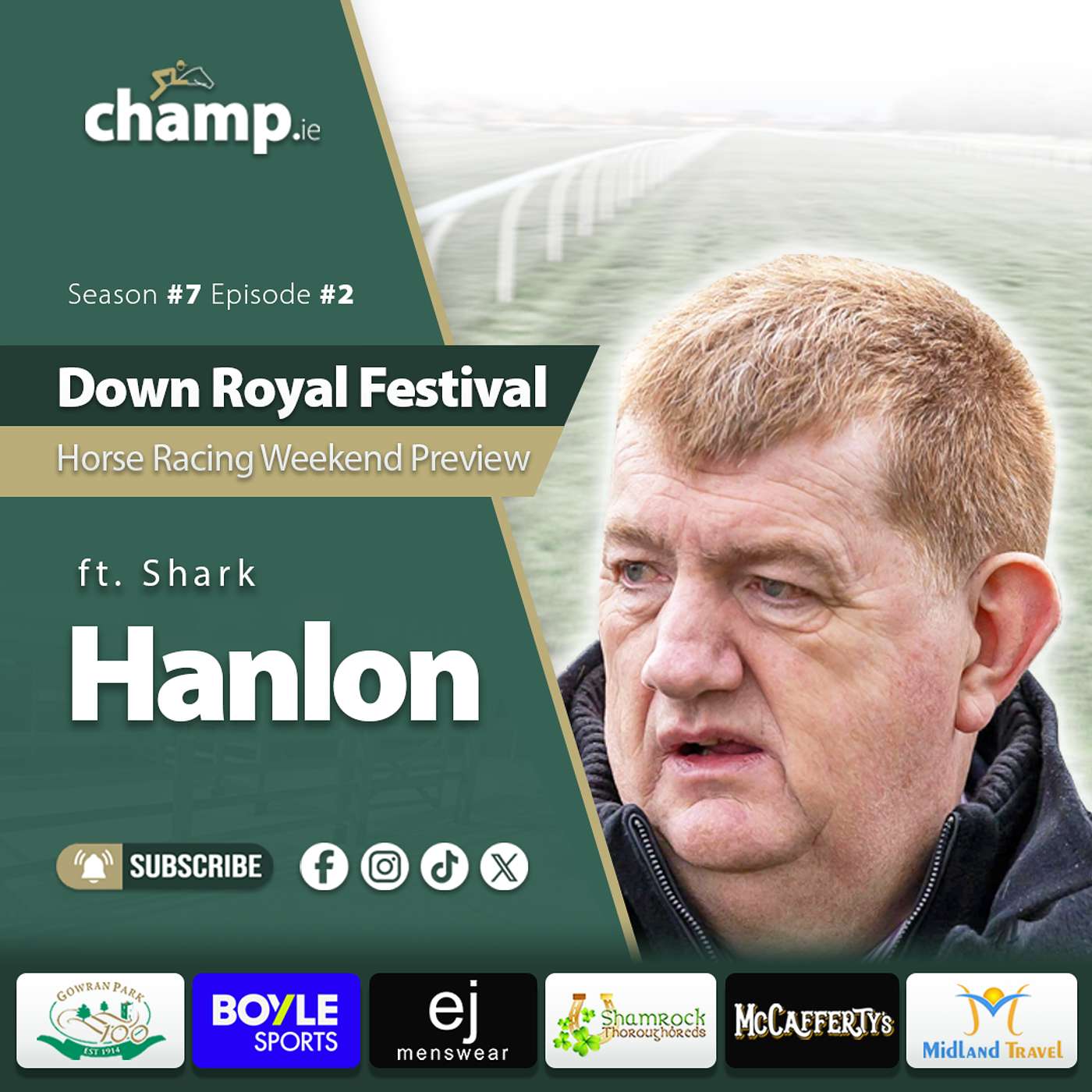 Ft. SHARK HANLON ⭐ DOWN ROYAL FESTIVAL & CHARLIE HALL PREVIEW   ✅ Weekend Horse Racing Tips 🏇