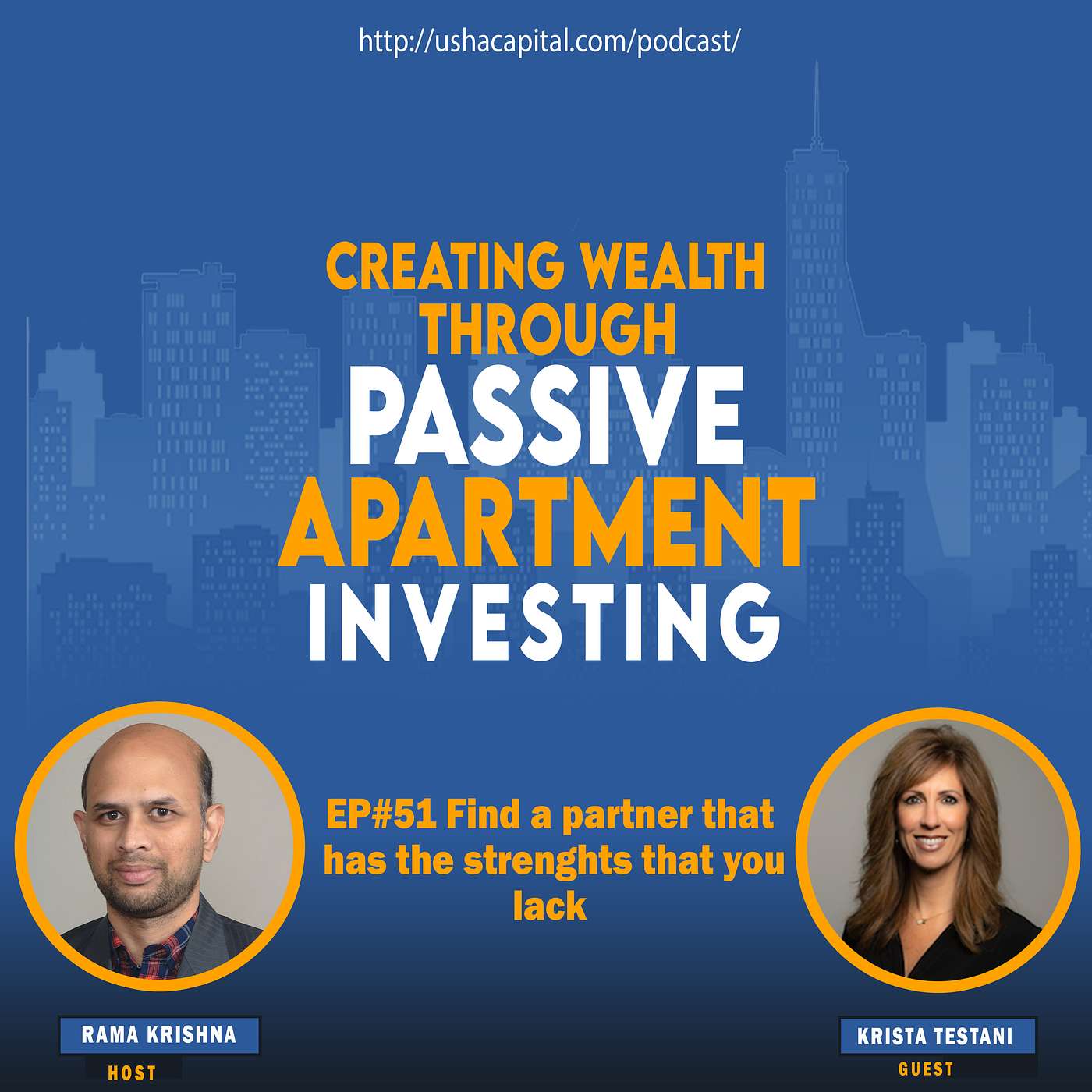 EP#51 Find a partner that has the strengths that you lack with Krista M Testani