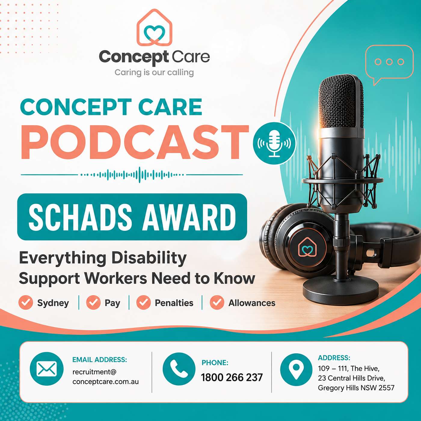 The Concept Care SCHADS Podcast | Understanding the SCHADS Award episode artwork