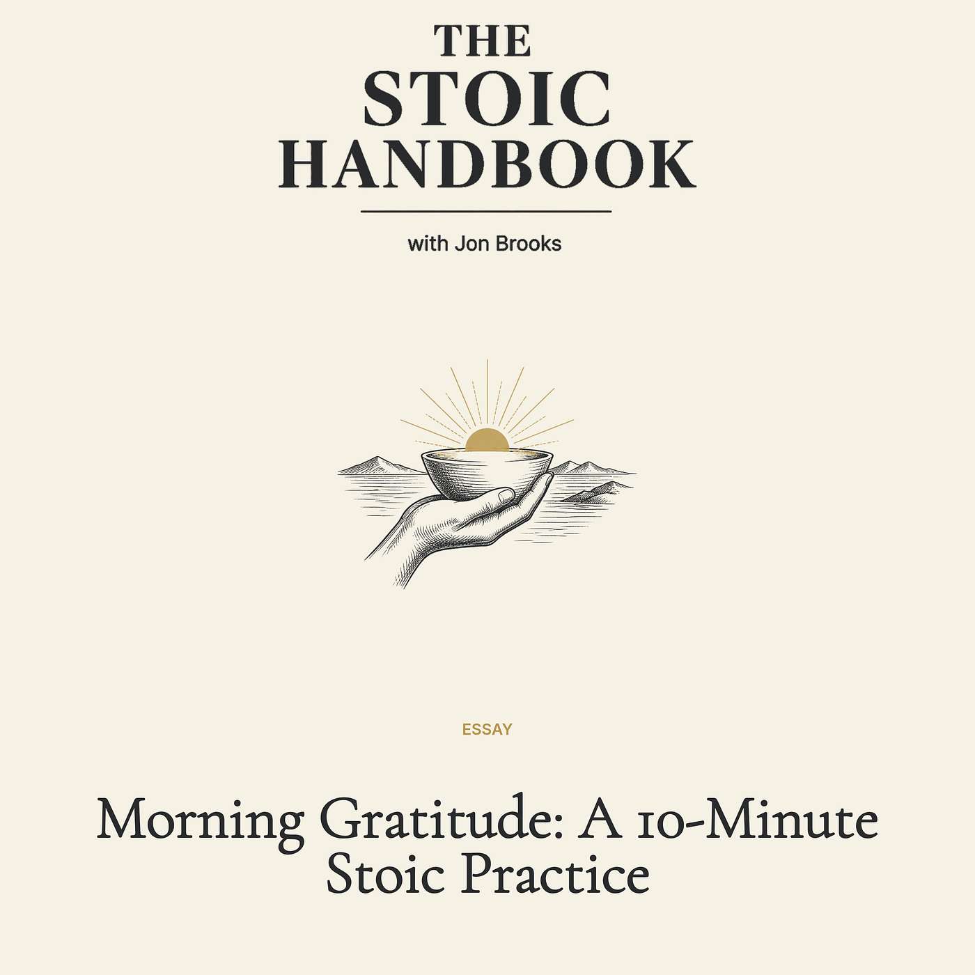 Morning Gratitude: A 10-Minute Stoic Practice episode artwork