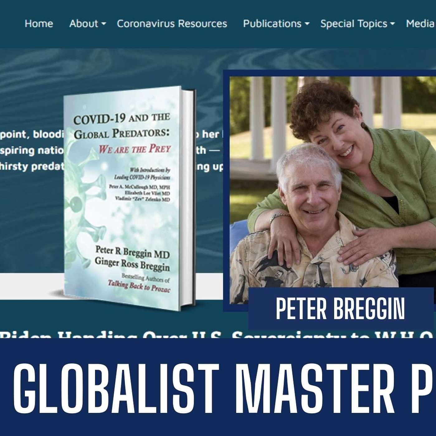 Peter Breggin | The Globalist Master Plan | Liberty Station Ep 81 episode artwork