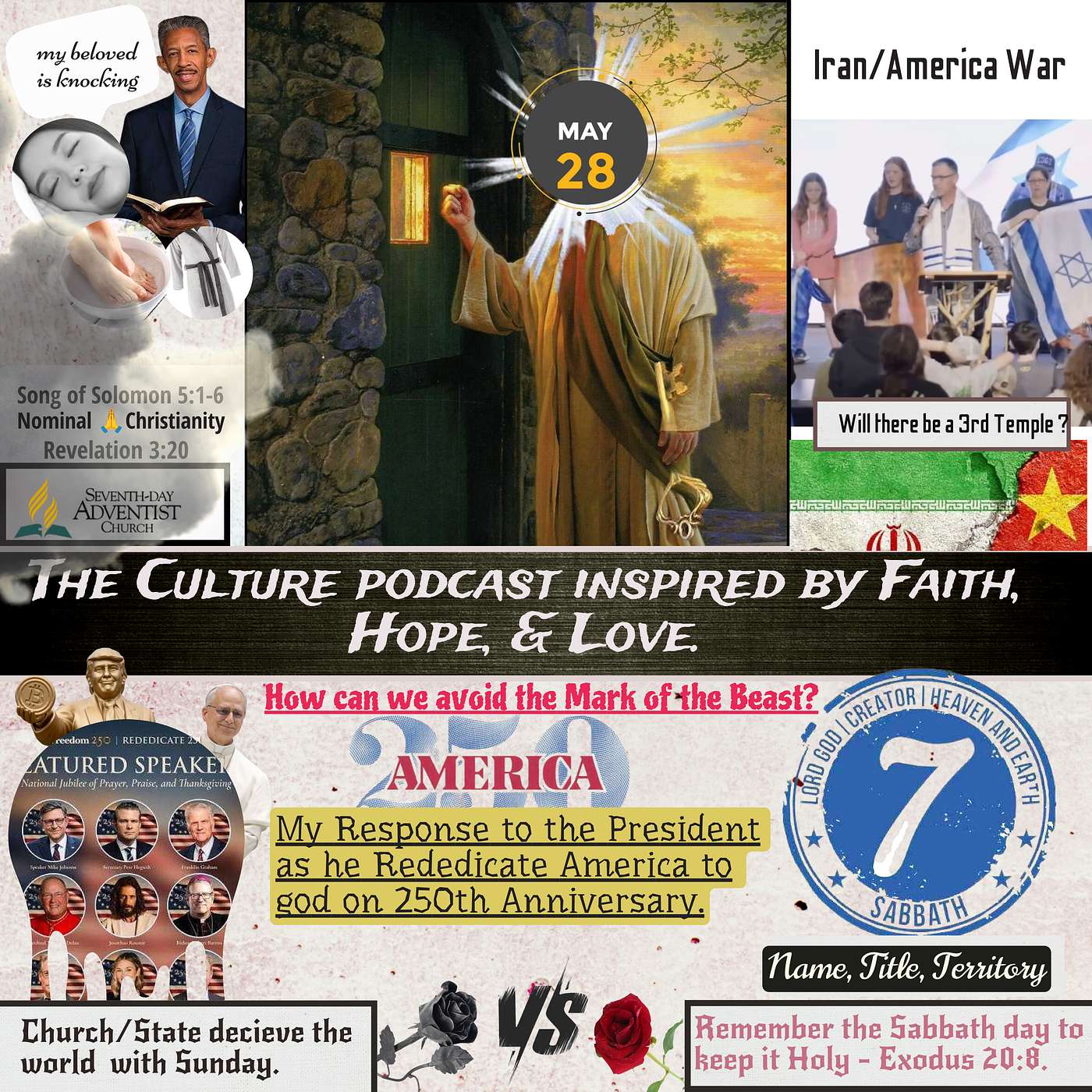 Will there be a third temple in Jerusalem?| The Coming Mark of the Beast- How to Prepare| Jesus knocking on the door of the heart episode artwork