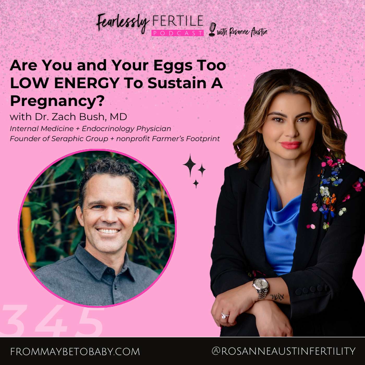 EP345: Are You and Your Eggs Too LOW ENERGY To Sustain A Pregnancy? A Conversation with Dr. Zach Bush, MD