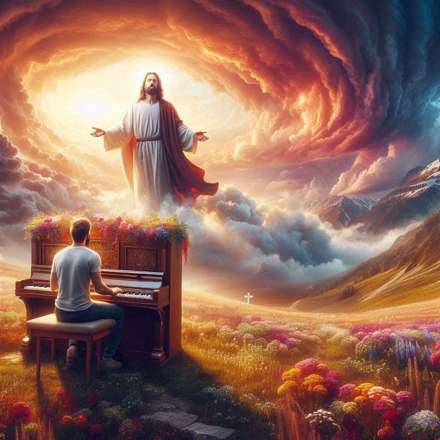 C20T77 You Forgave Us Laid Your Life Down All Glorious full meditation solo studio mix Nicholas Mazzio Lauren Mazzio The Rain