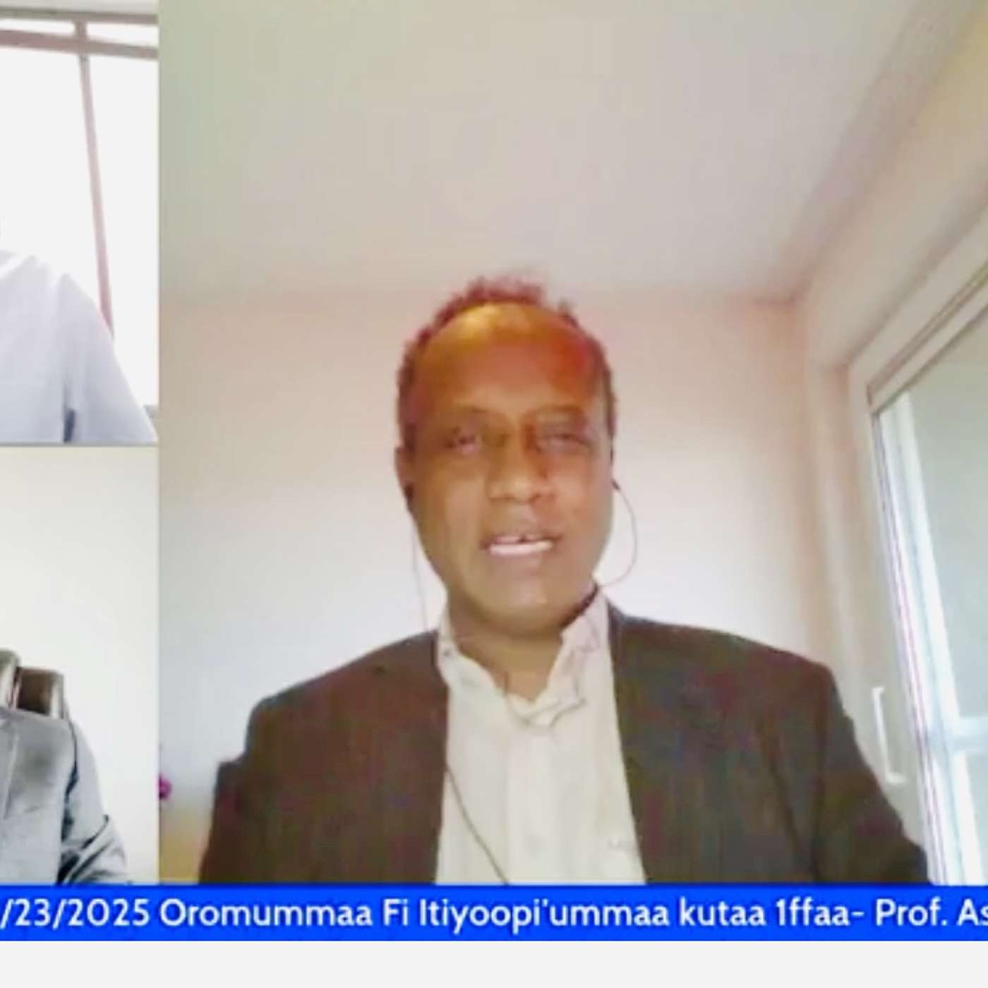 Marii Hayyoota Oromoo prof. Asafaa Jaalataa fi Prof. Moosisaa Aagaa waliin Dr. Baaroo Qannoo taasise episode artwork