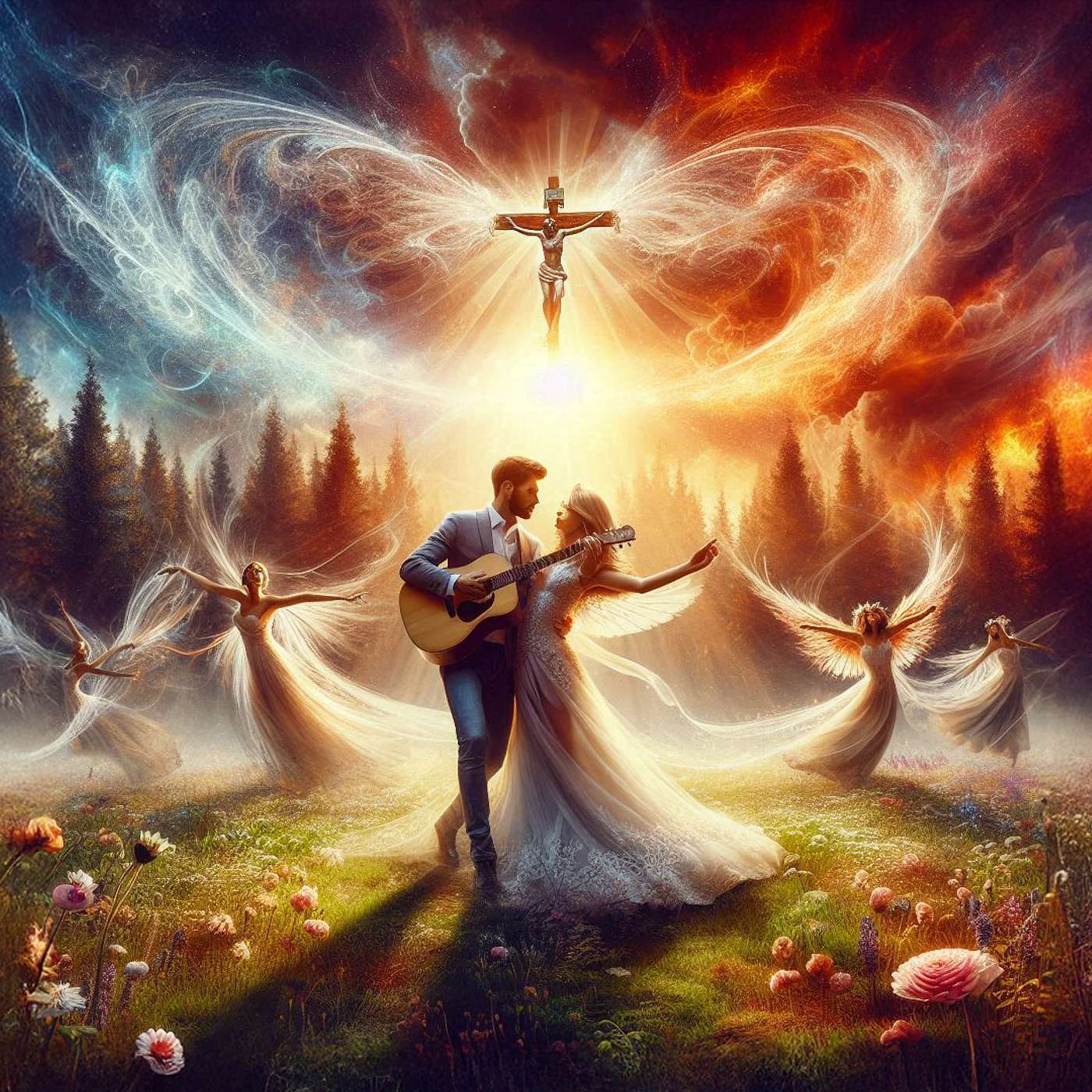 t283 My Faith And My Hope Is Based On Jesus Christ My Lord live fxmx Nicholas Mazzio Lauren Mazzio The Rain
