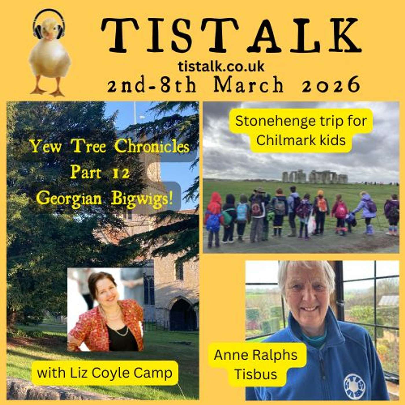 2nd to 8th March 2026 E1S11, Yew Tree, Anne Ralphs, Chilmark kids visit Stonehenge 2nd to 8th March 2026 E1S11, Yew Tree, Anne Ralphs, Chilmark kids visit Stonehenge