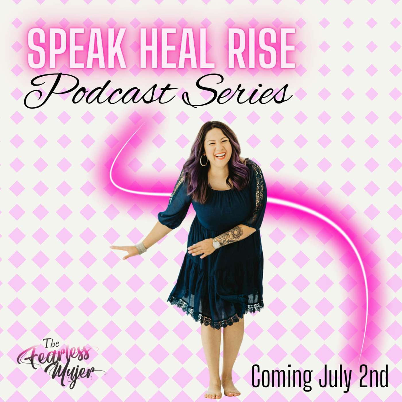 S9 EP 45 // Healing happens when you share. // "Speak. Heal. Rise - Podcast Series" episode artwork