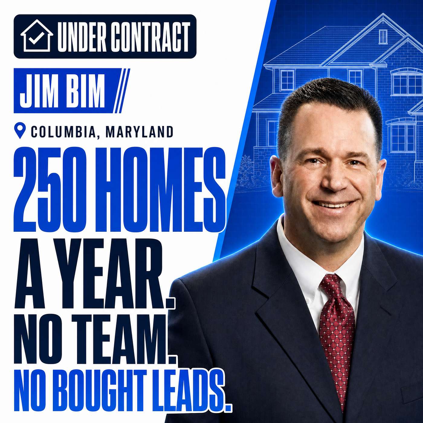"Get Comfortable With Rejection": How Jim Bim Sells 250 Homes a Year Without a Team or a Single Bought Lead episode artwork