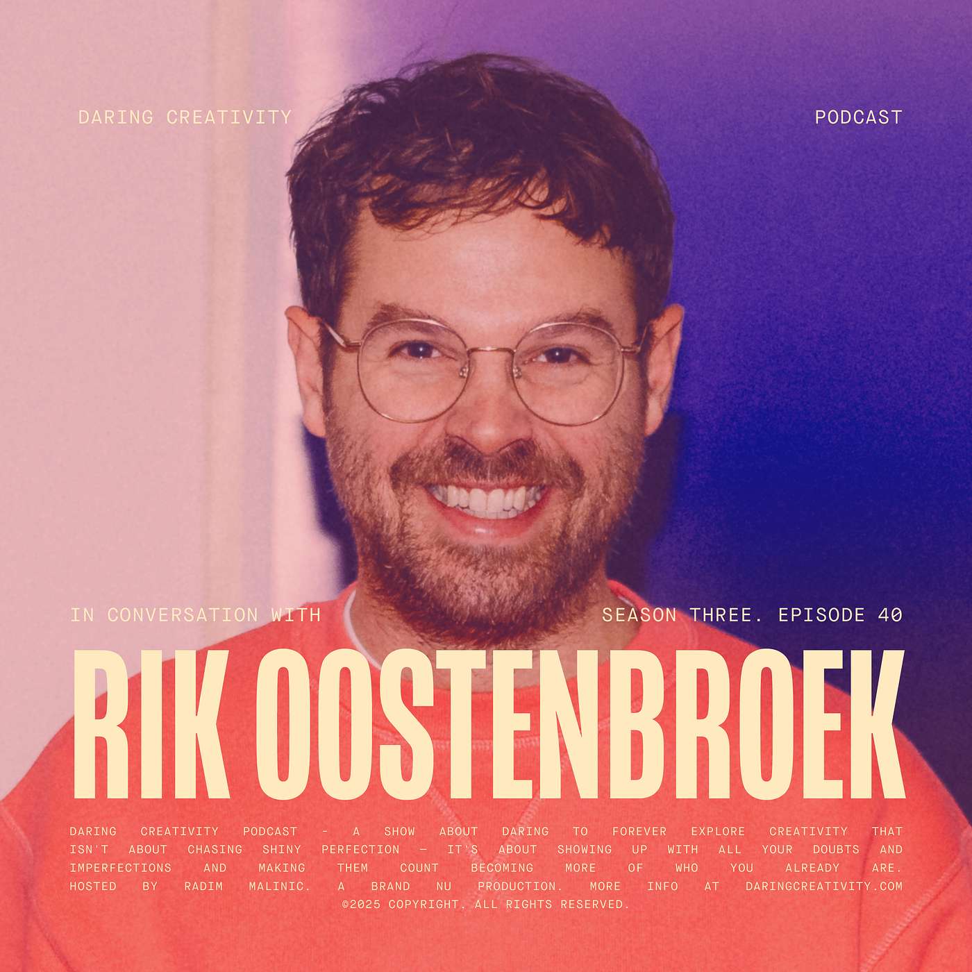 Dare to not know what you are - Rik Oostenbroek