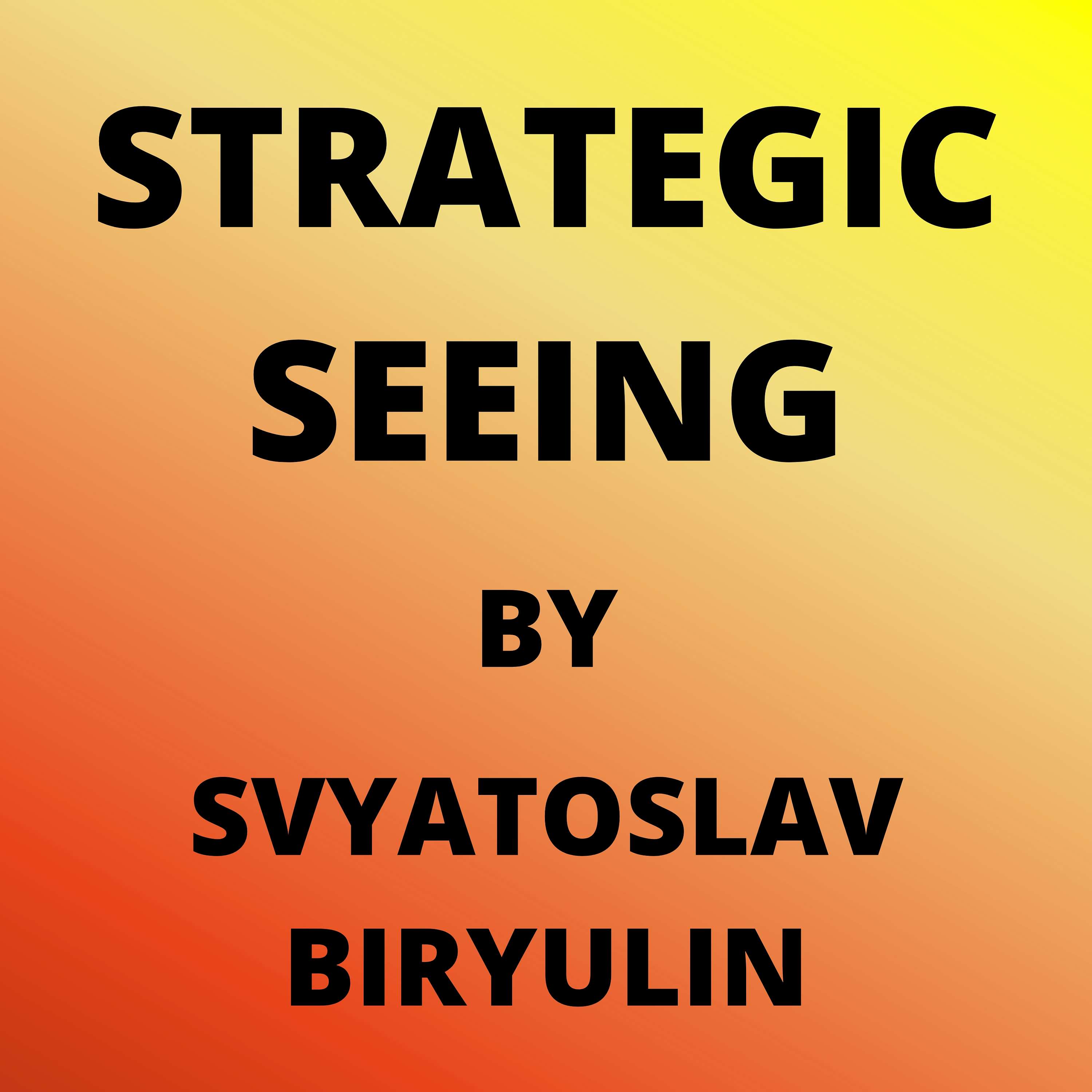 Strategic Seeing by Svyatoslav Biryulin