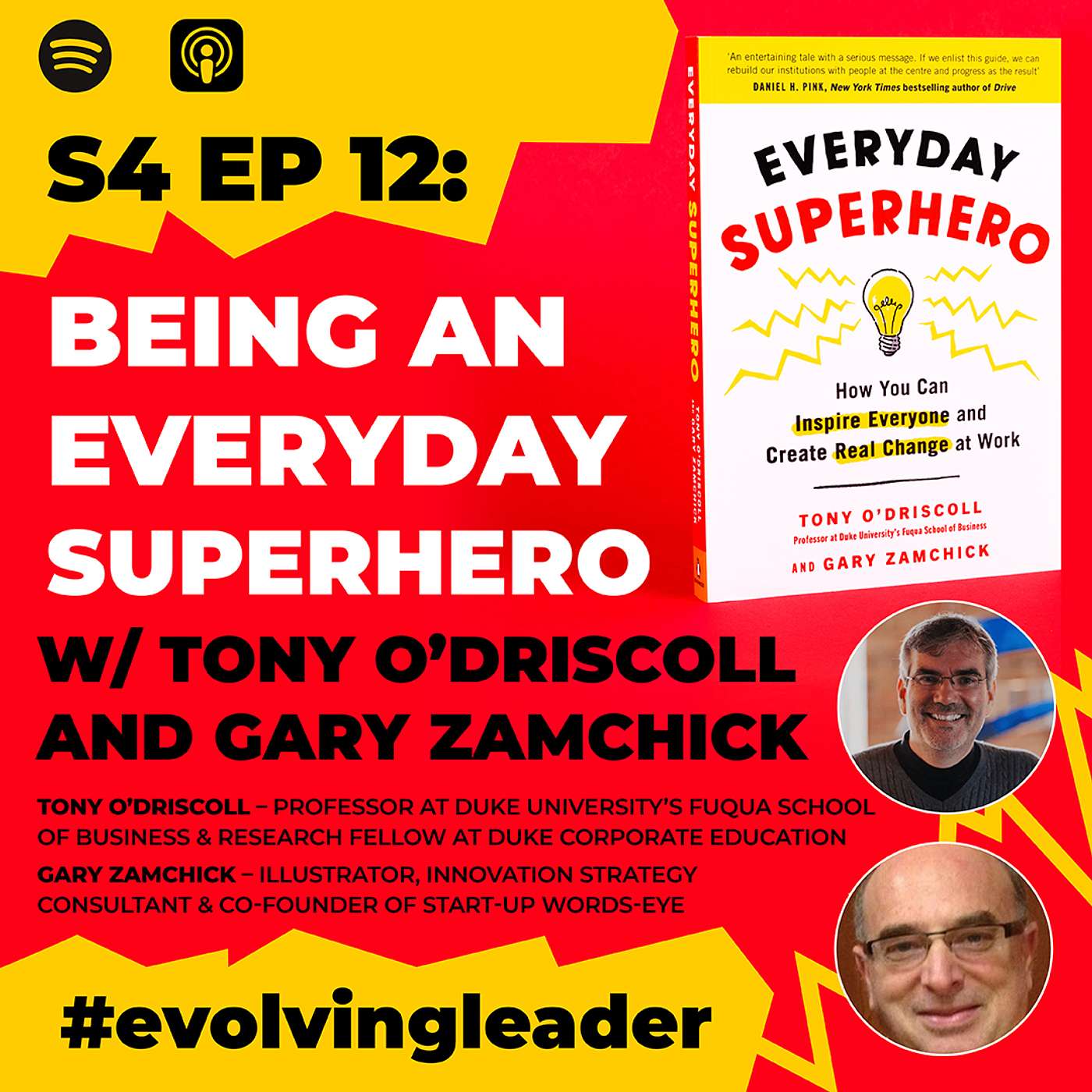 cover of episode Being An Everyday Superhero with Tony O’Driscoll and Gary Zamchick