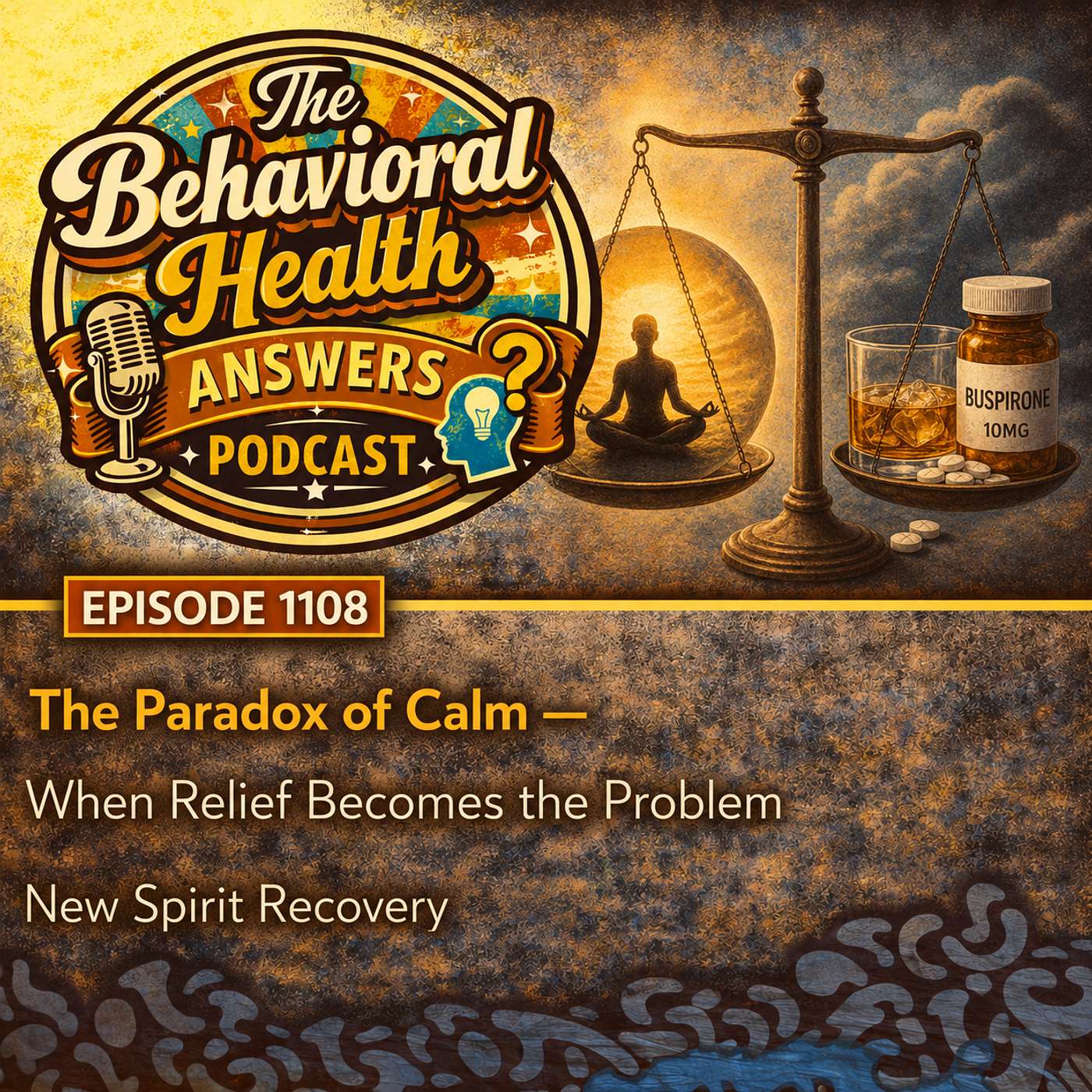 Episode 1108: The Paradox of Calm - When Relief Becomes the Problem | New Spirit Recovery episode artwork