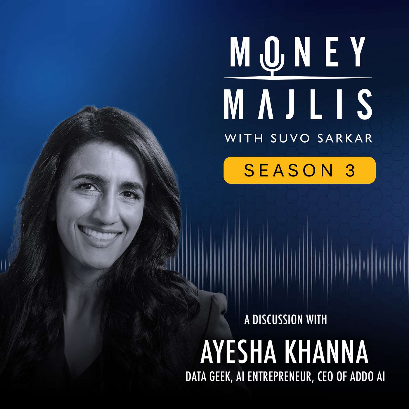 Ep 55. Amplify, Adapt, Advance: Thriving in the AI age. A discussion with Dr Ayesha Khanna episode artwork
