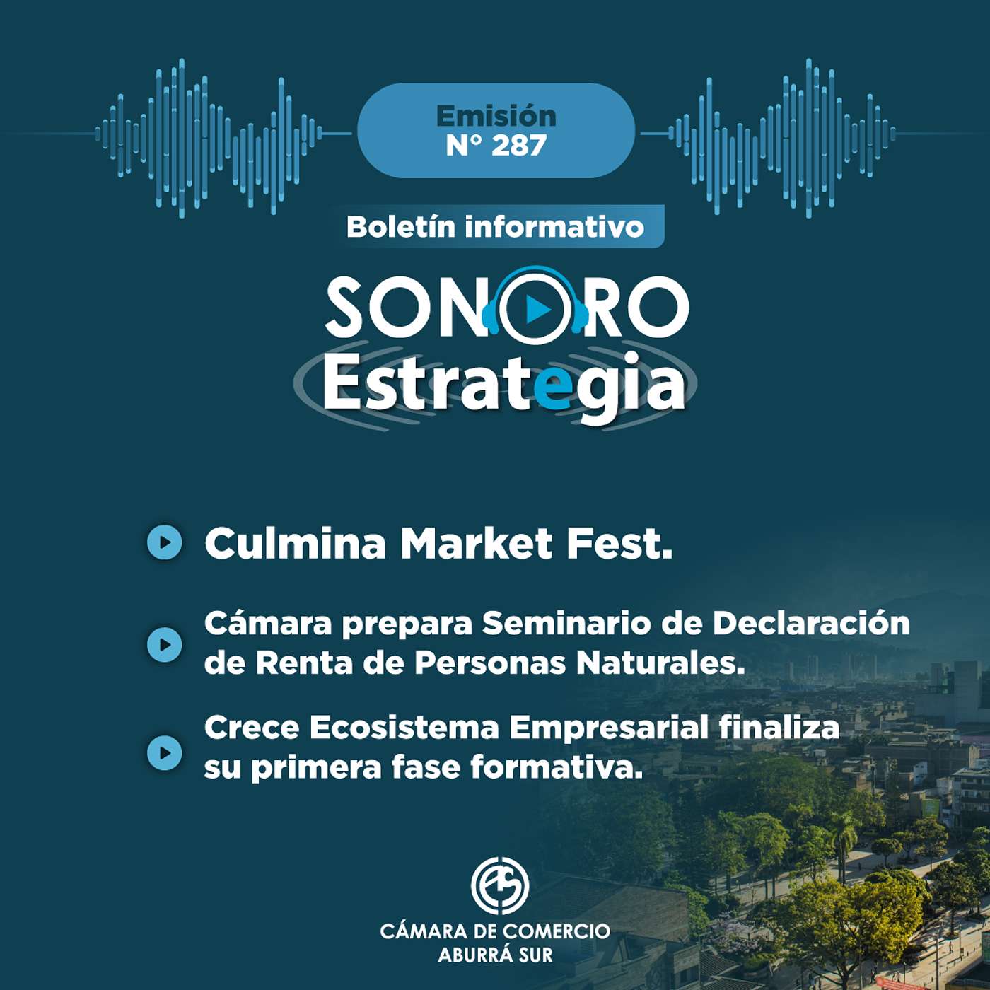 Boletín Sonoro Estrategia N°287 – Julio 26 de 2024 episode artwork