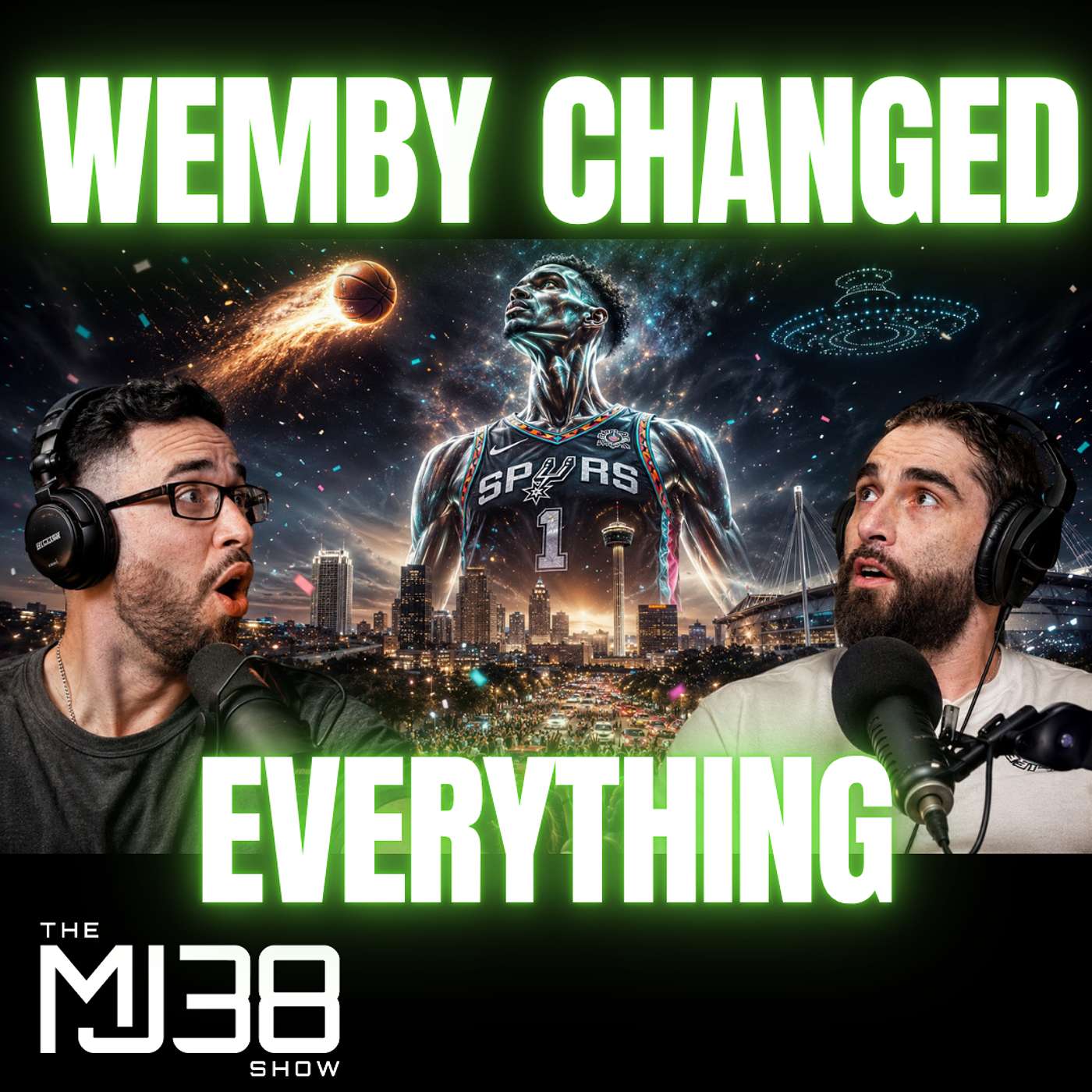 The Moment Wemby CHANGED EVERYTHING | Are We Watching Greatness Happen? | The MJ38 Show #135 episode artwork