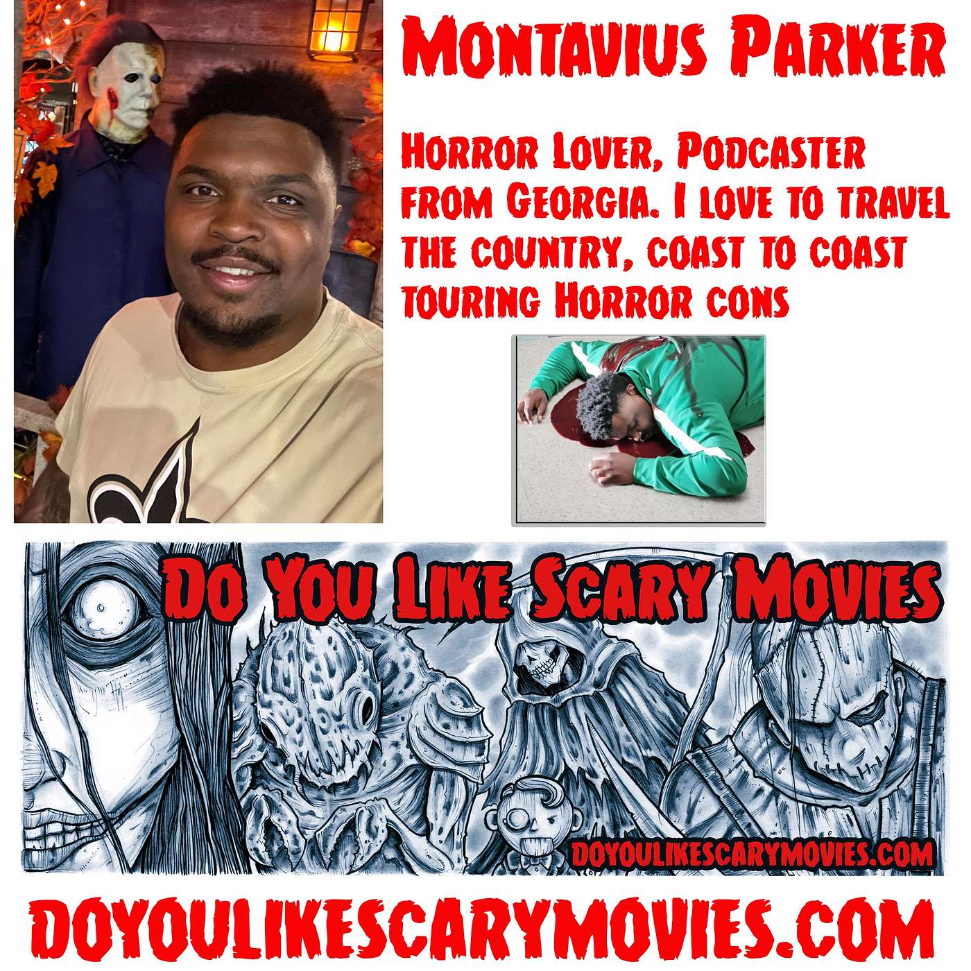 Montavius Parker joins us for a talk about horror and The_Empty_Crypt podcast