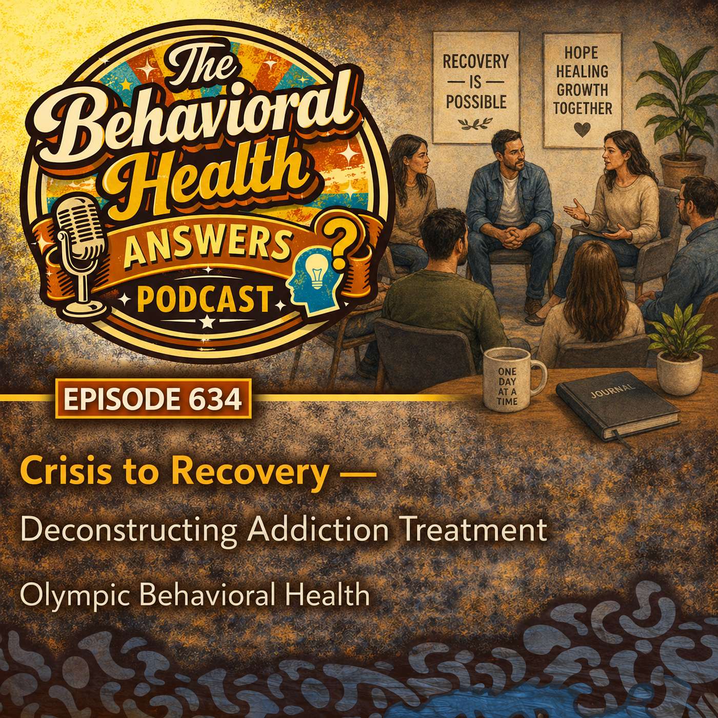 Episode 634: Crisis to Recovery - Deconstructing Addiction Treatment | Olympic Behavioral Health episode artwork