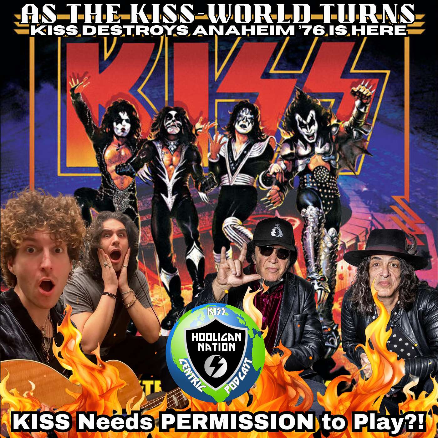 KISS Destroys Anaheim ’76 Is HERE + Gene Says KISS Needs PERMISSION to Play?!