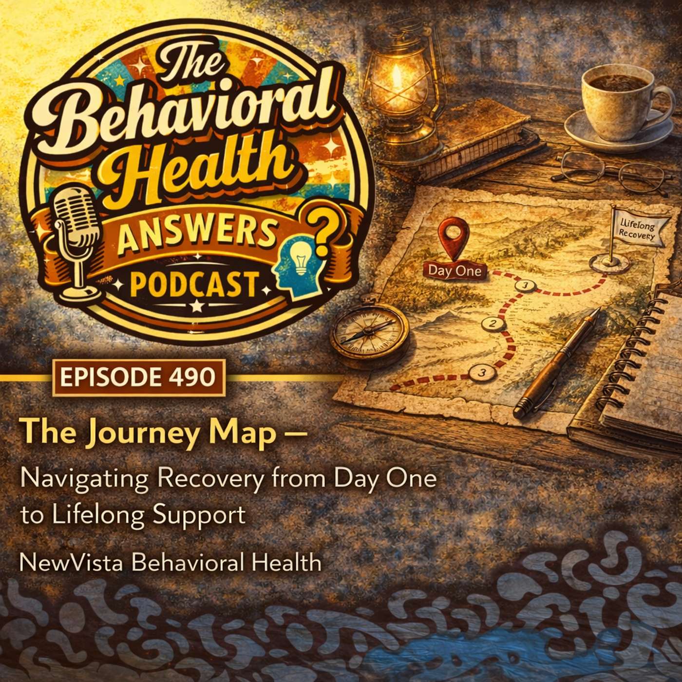 Episode 490: The Journey Map - Navigating Recovery from Day One to Lifelong Support | NewVista Behavioral Health episode artwork