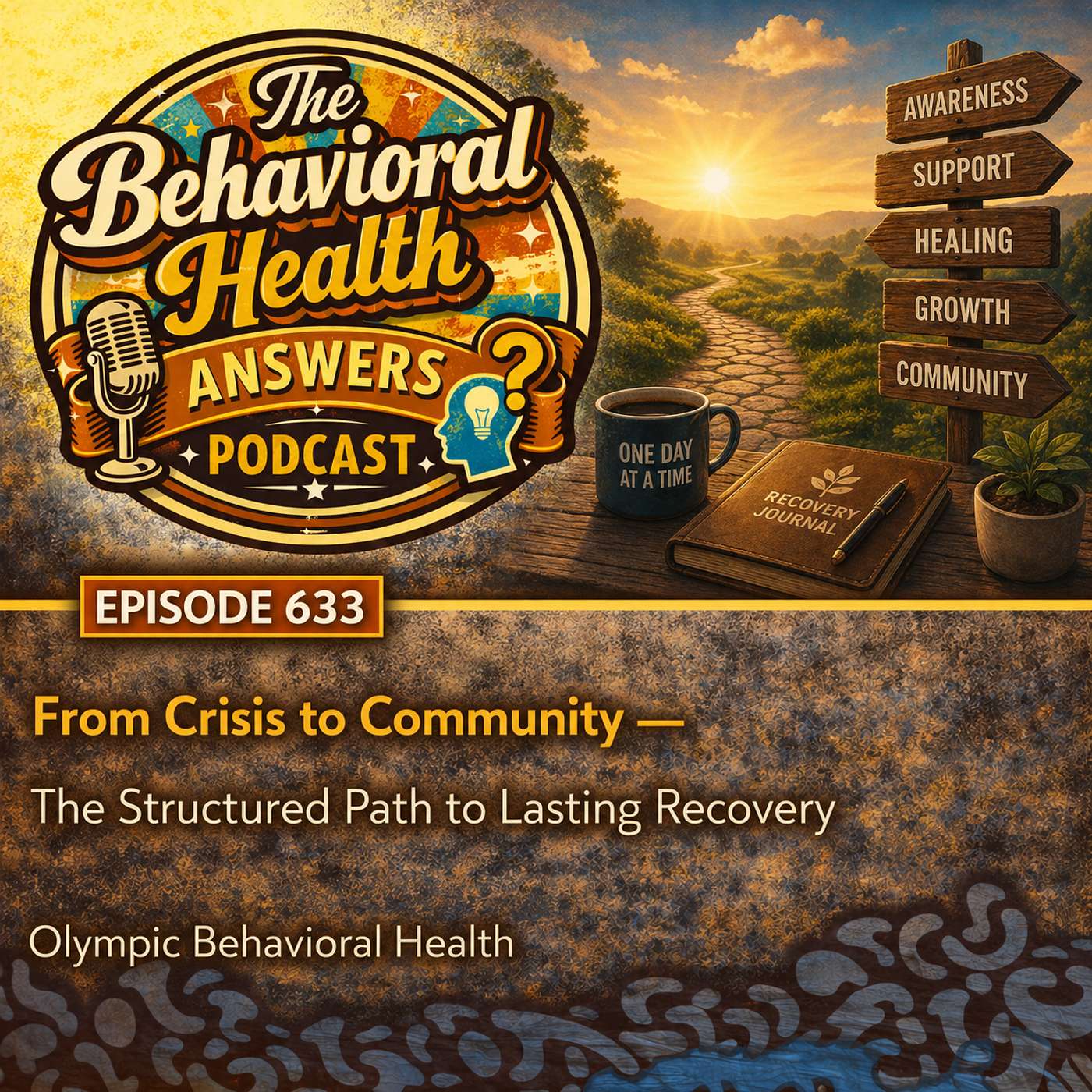 Episode 633: From Crisis to Community - The Structured Path to Lasting Recovery | Olympic Behavioral Health episode artwork