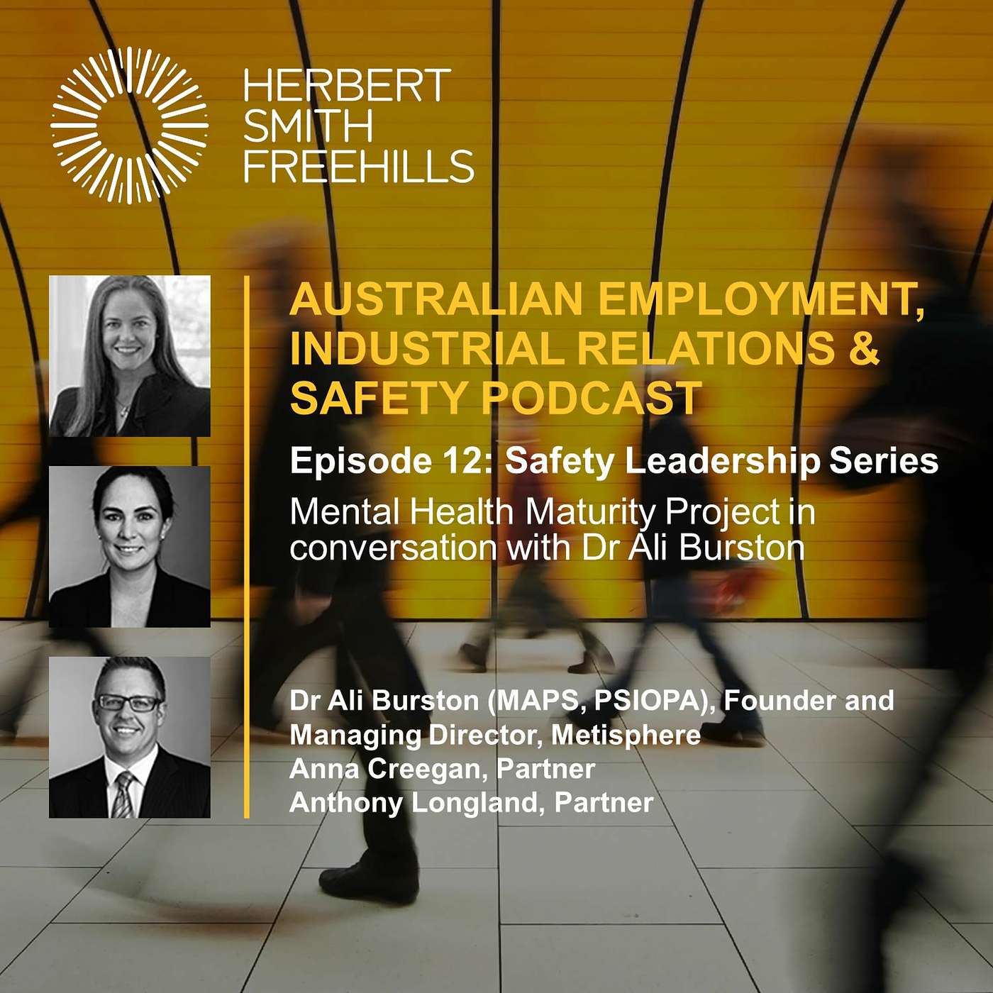 Australian EIRS podcast EP12: Safety Leadership Series: Mental Health Maturity Project episode artwork
