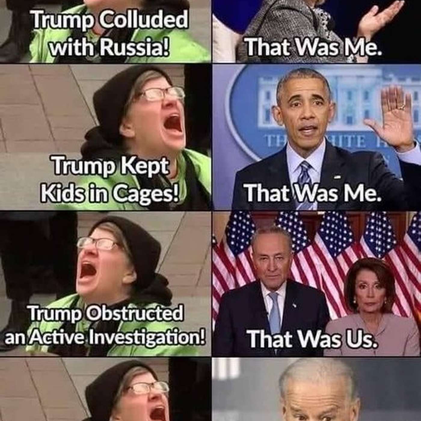 Destroying your constituency by hating Trump!