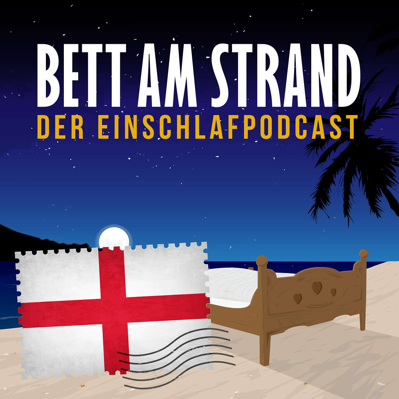 Bett am Strand | Einschlafen zu Reisegeschichten
