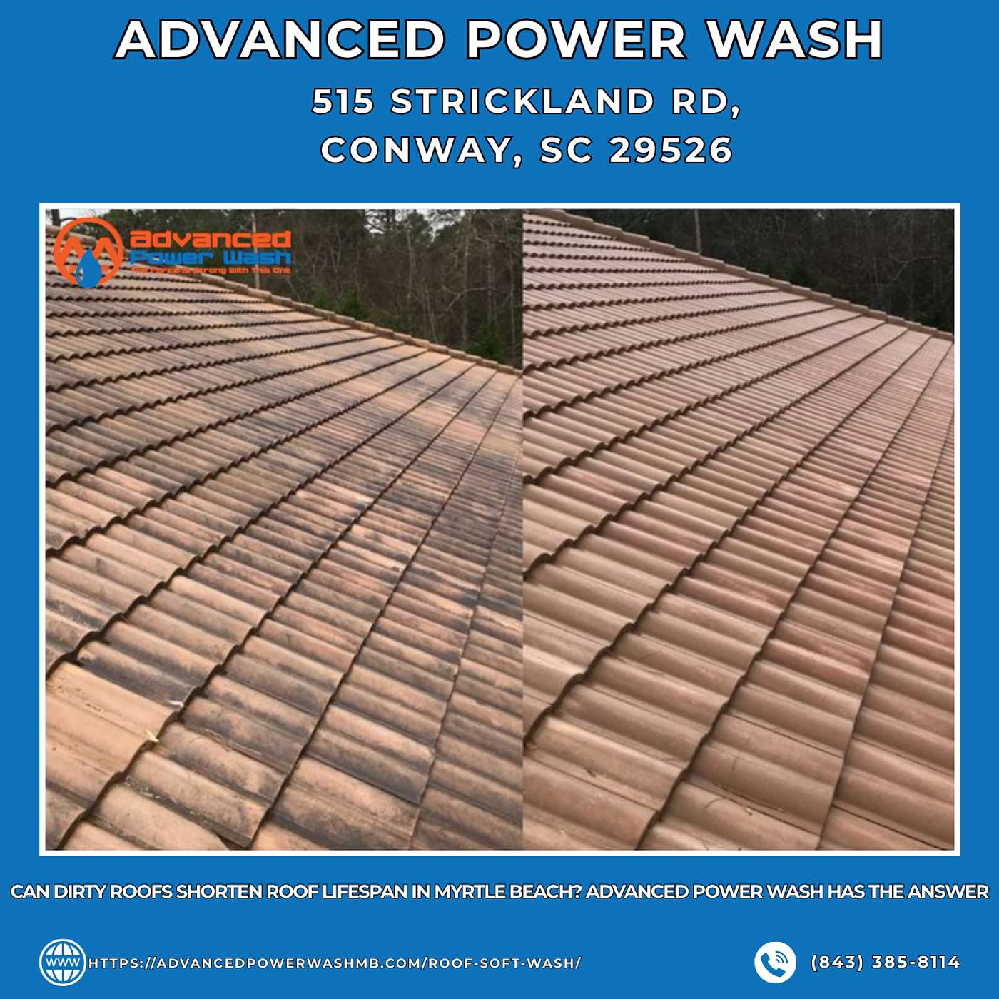 Can Dirty Roofs Shorten Roof Lifespan in Myrtle Beach? Advanced Power Wash Has the Answer episode artwork