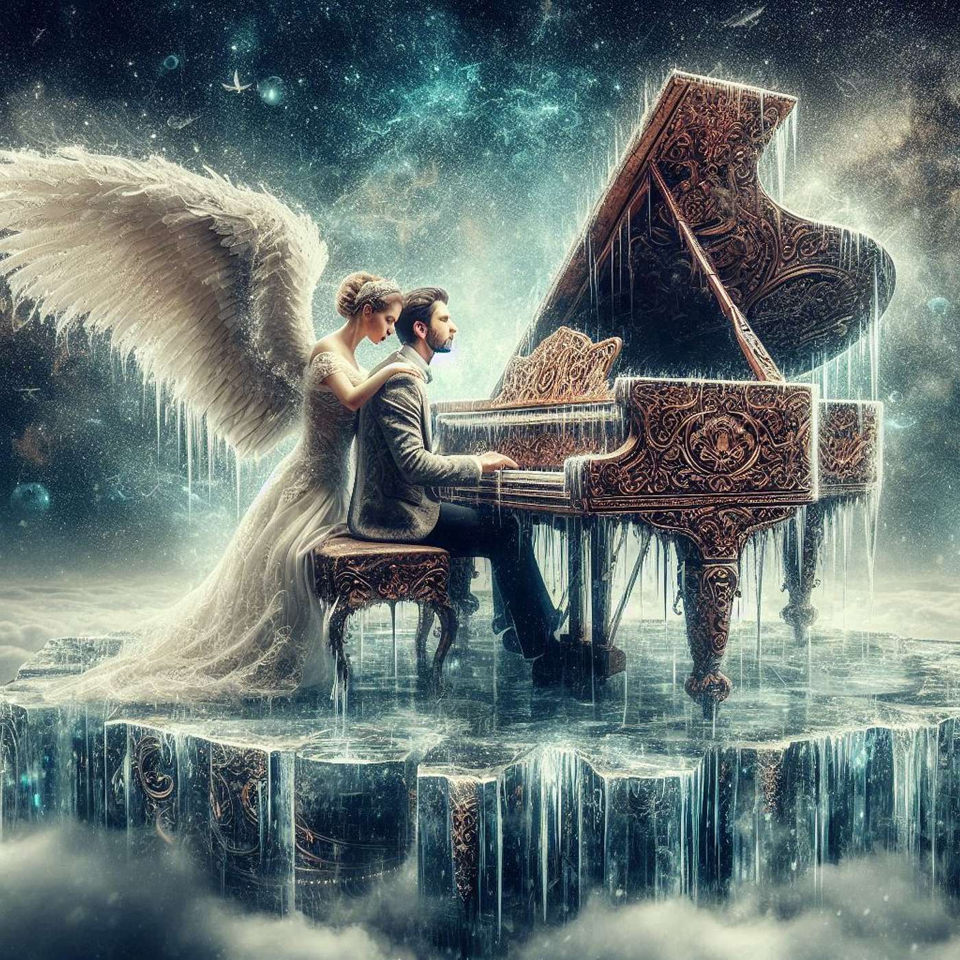 65TC34 Though You Slay Me I Will Trust You I Will Wait Upon The Lord piano Nicholas Mazzio Lauren Mazzio The Rain